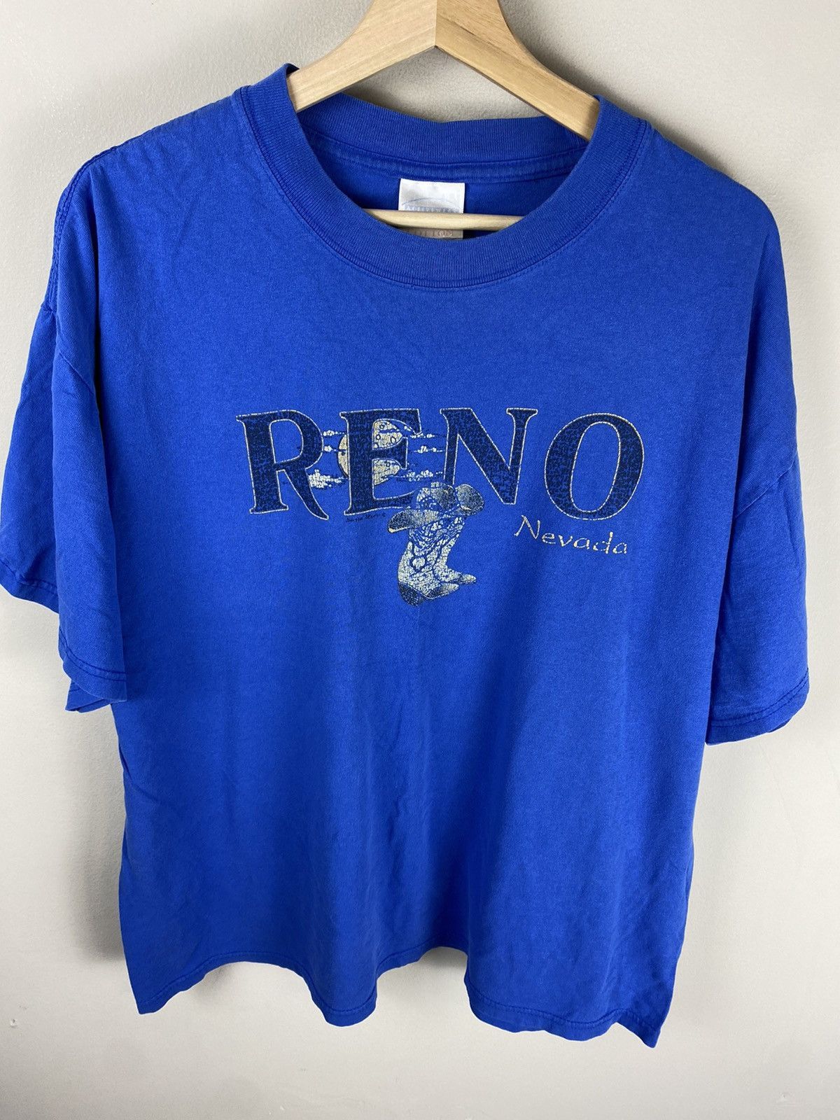 Vintage Vintage Reno Nevada Cowboy Tee Size US XL / EU 56 / 4 - 2 Thumbnail