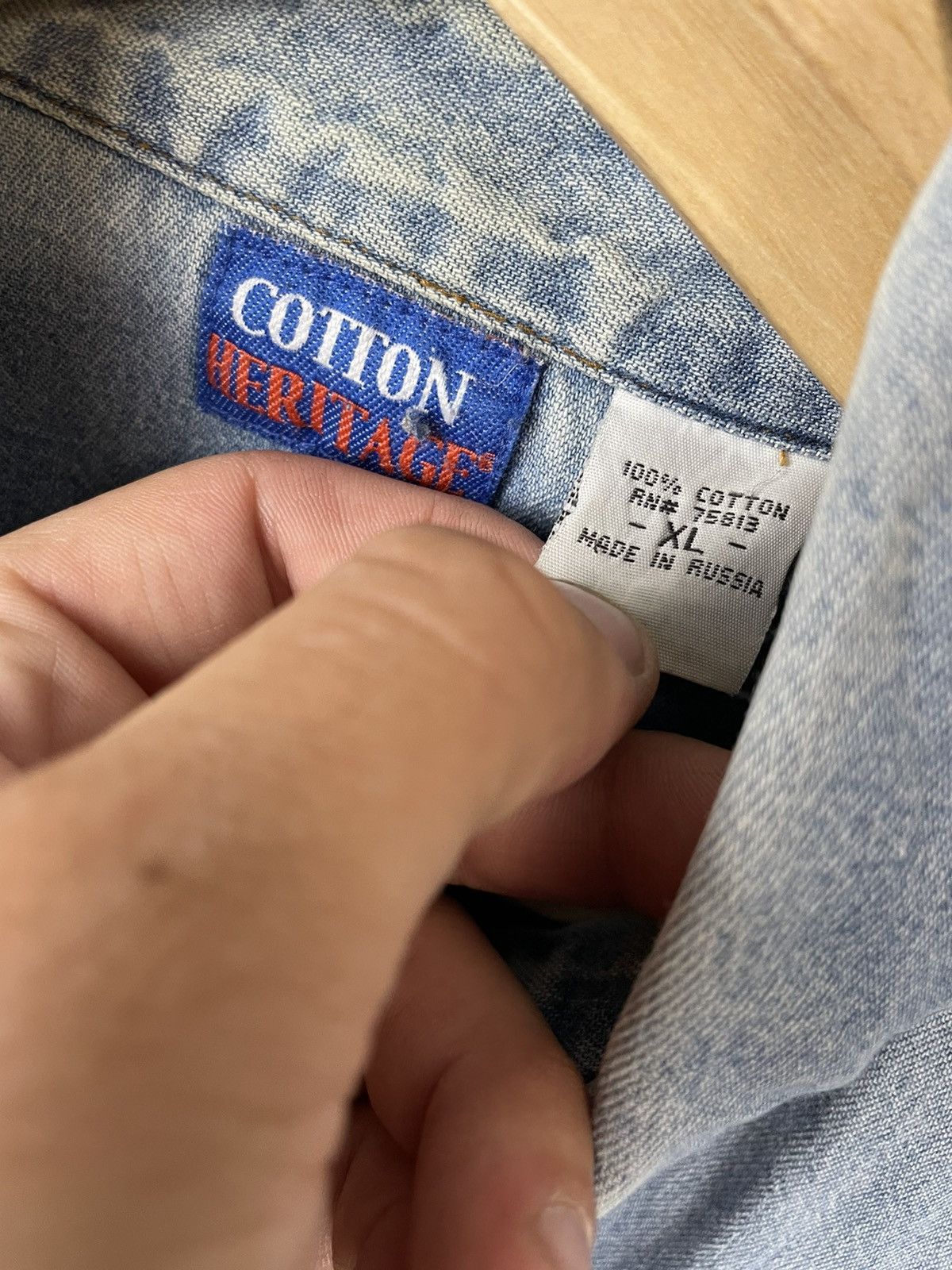 Vintage Vintage Las Vegas Denim Overshirt Size US XL / EU 56 / 4 - 2 Thumbnail