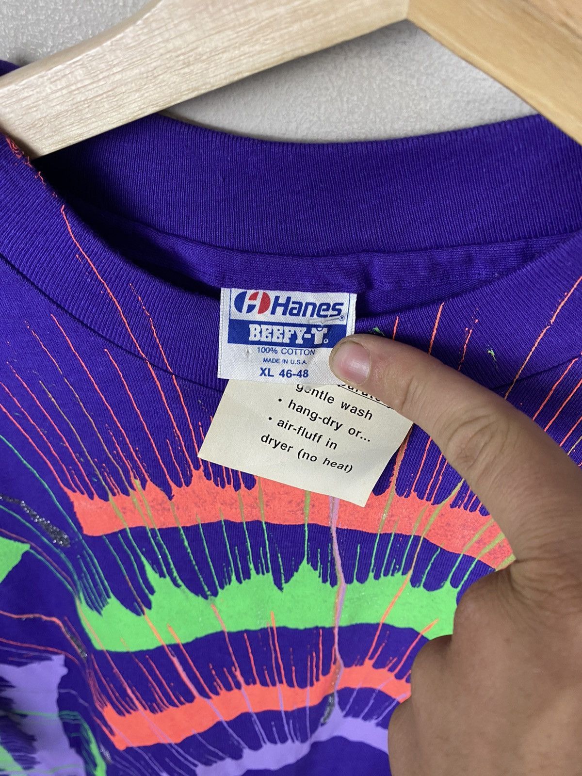 Vintage Vintage Aspen Deadstock Spiral Paint Tee Size US XL / EU 56 / 4 - 3 Thumbnail