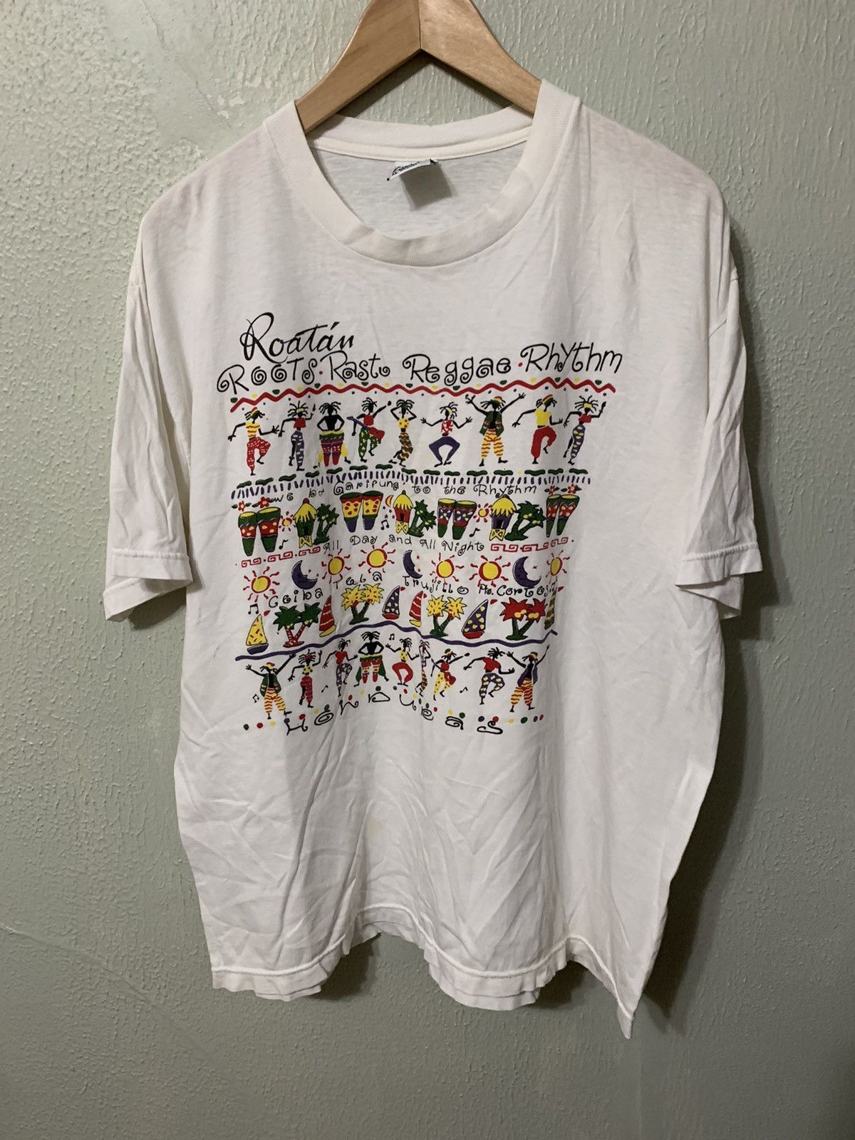 Vintage Vintage Rasta Roots in Reggae Tee Size US XL / EU 56 / 4 - 3 Thumbnail