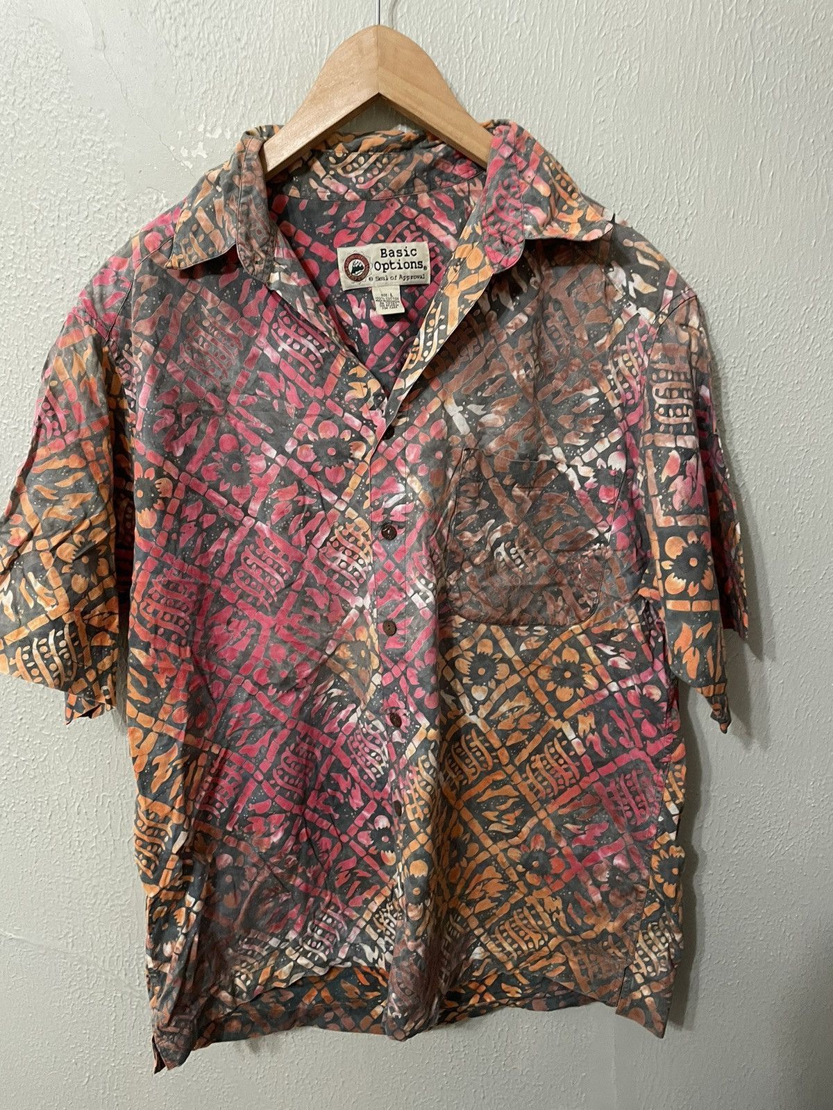 Vintage Vintage Lava Flower Hawaiian Shirt Size US L / EU 52-54 / 3 - 2 Thumbnail