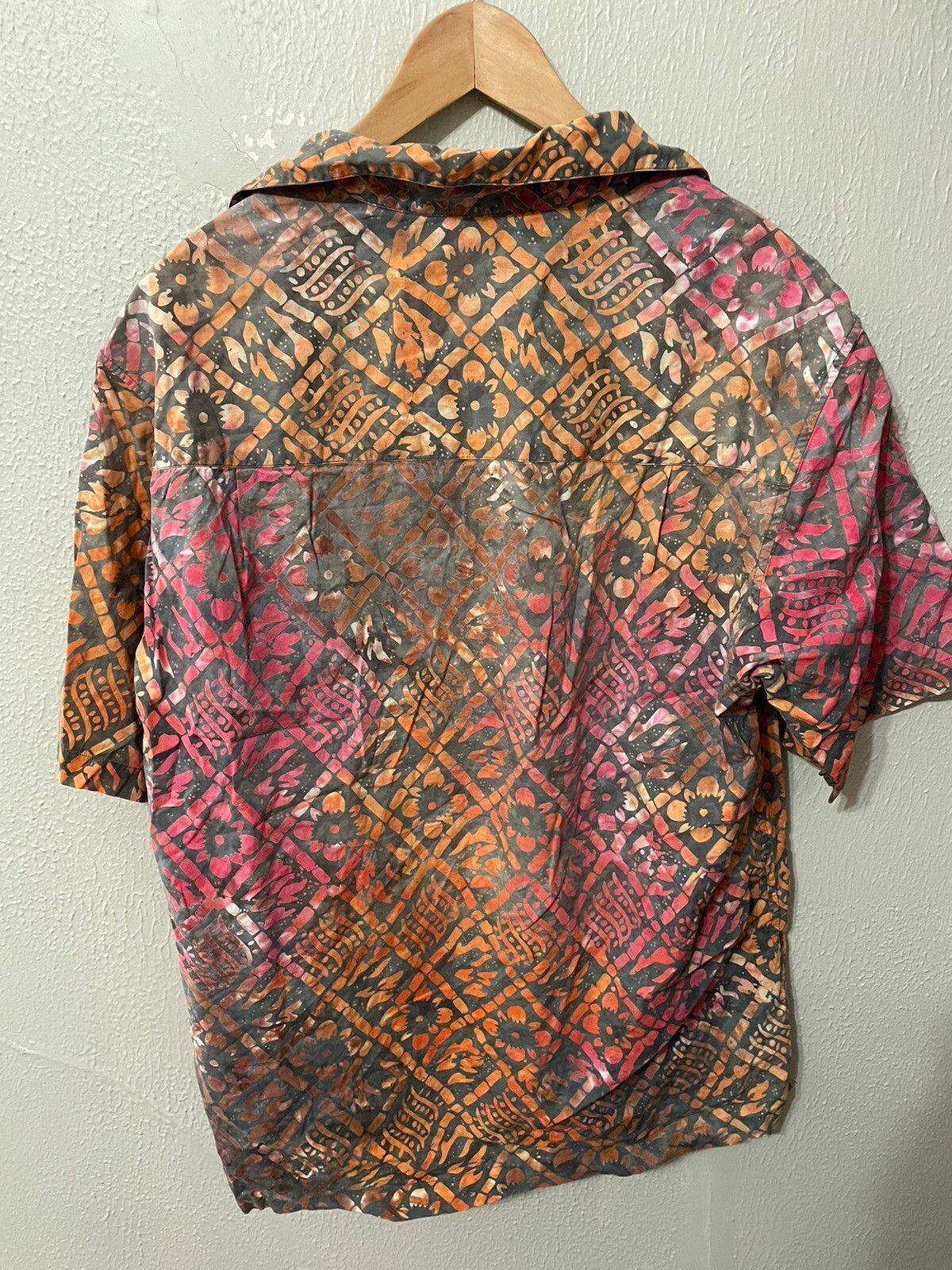 Vintage Vintage Lava Flower Hawaiian Shirt Size US L / EU 52-54 / 3 - 3 Thumbnail