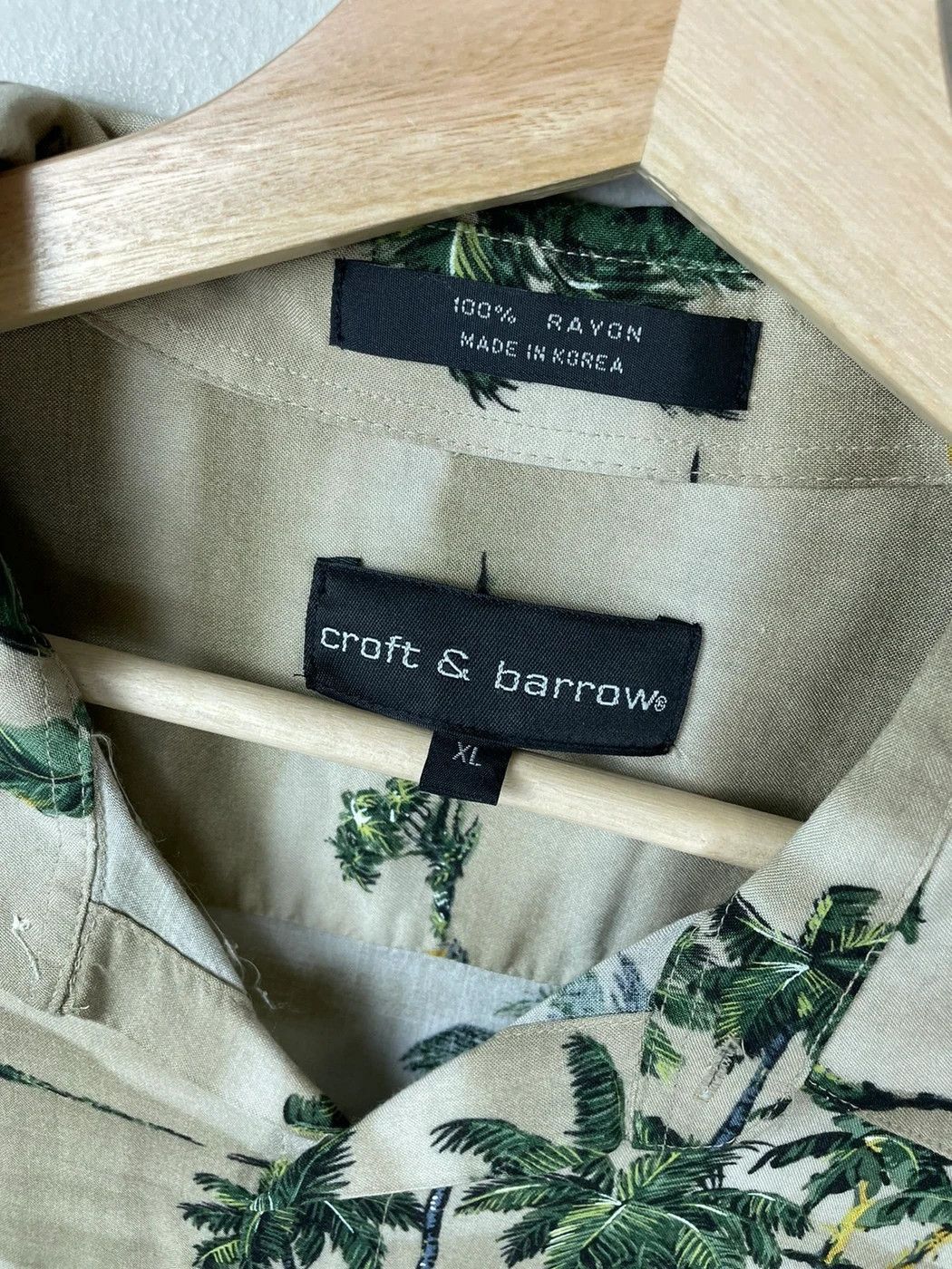 Vintage Vintage Hawaiian Tan Rayon Shirt Size US XL / EU 56 / 4 - 3 Thumbnail
