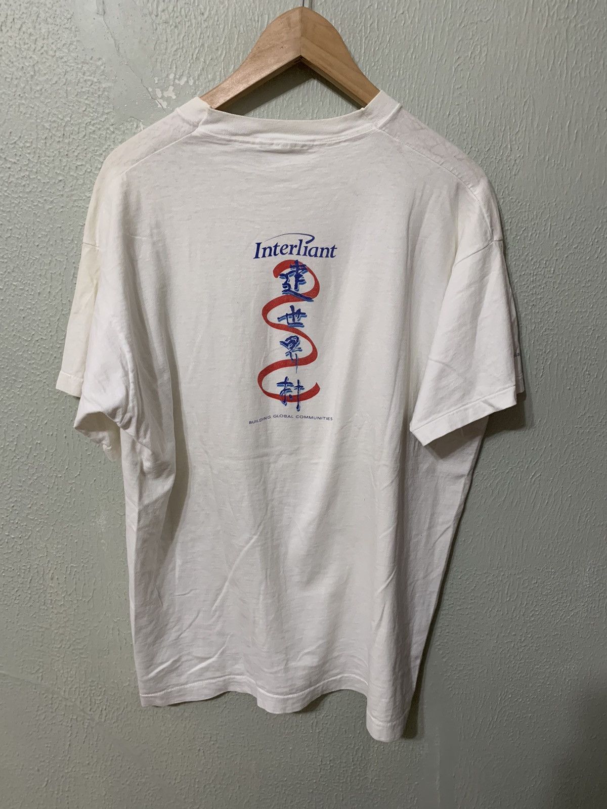 Vintage Vintage Interliant Building Global Community Tee Size US XL / EU 56 / 4 - 3 Thumbnail