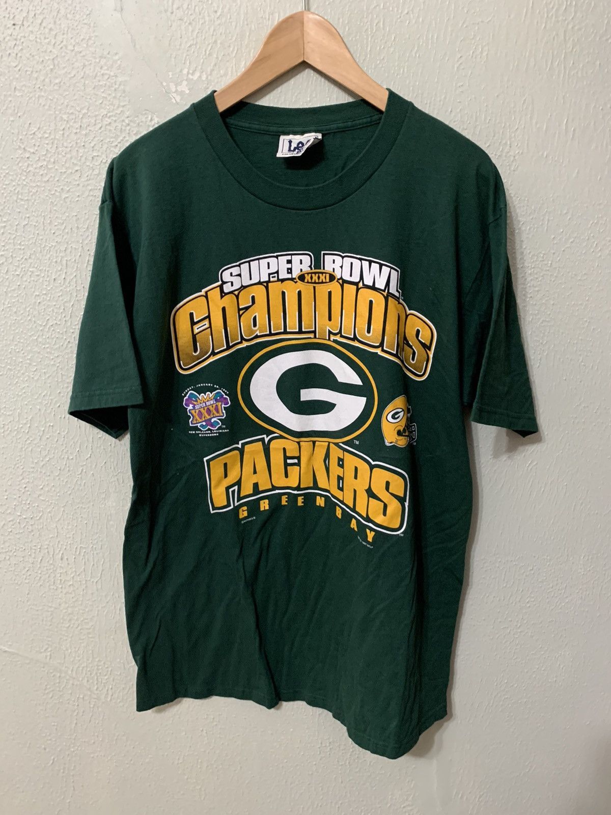 Lee × Vintage Vintage Lee 1997 Packers Superbowl Champions Tee Size US L / EU 52-54 / 3 - 3 Thumbnail