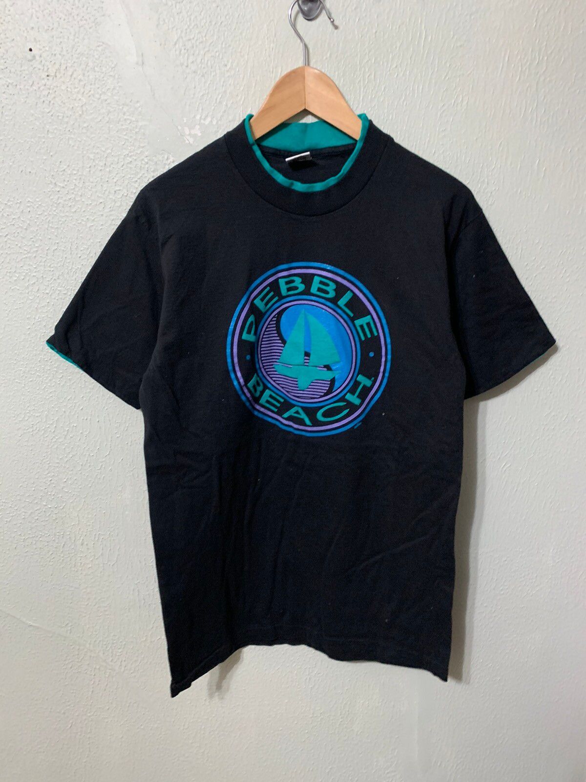Vintage Vintage Pebble Beach Sailboat Tee Size US L / EU 52-54 / 3 - 3 Thumbnail