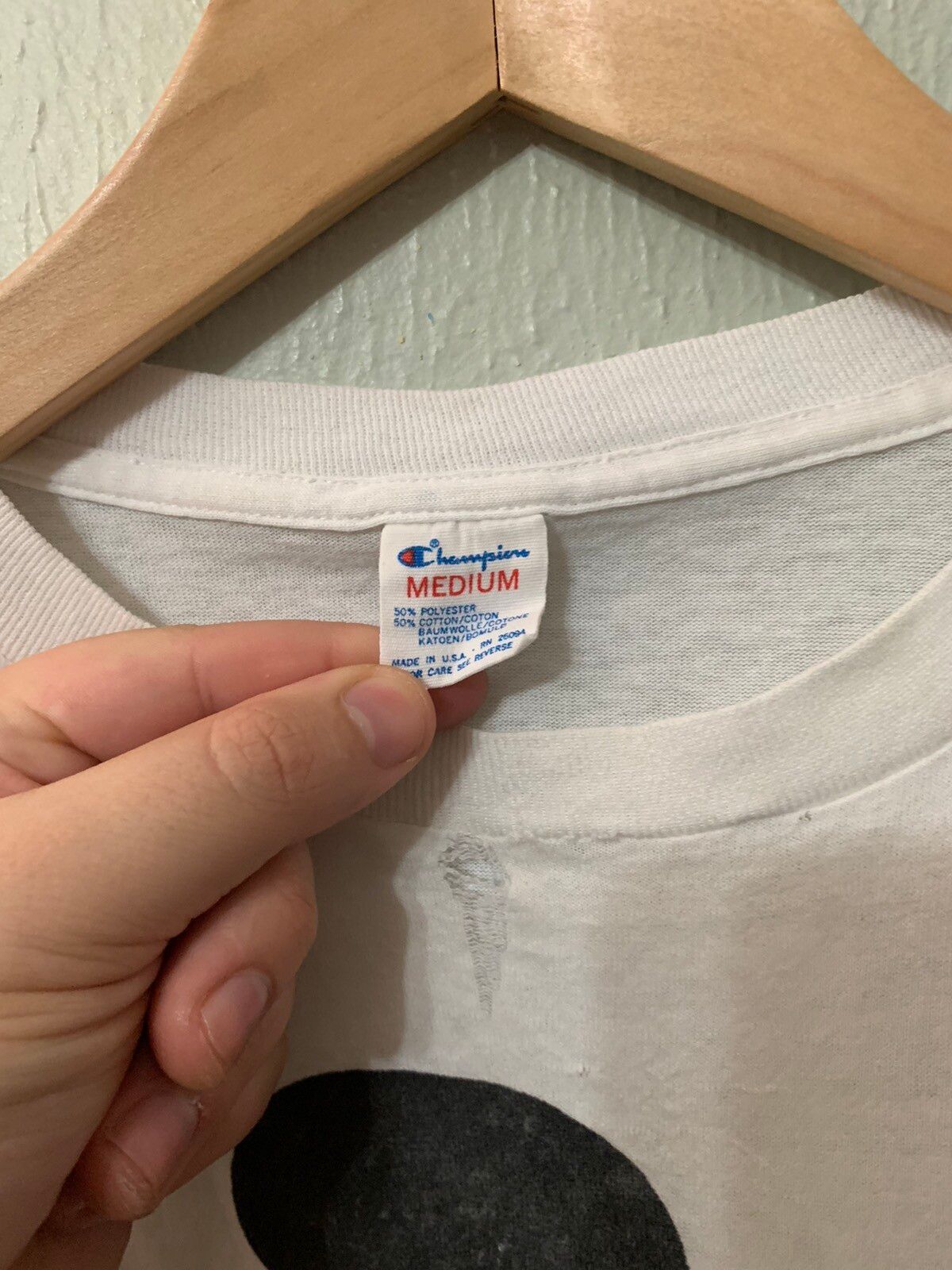 Champion × Vintage Vintage Champion Mickey Mouse Tee Size US M / EU 48-50 / 2 - 2 Thumbnail