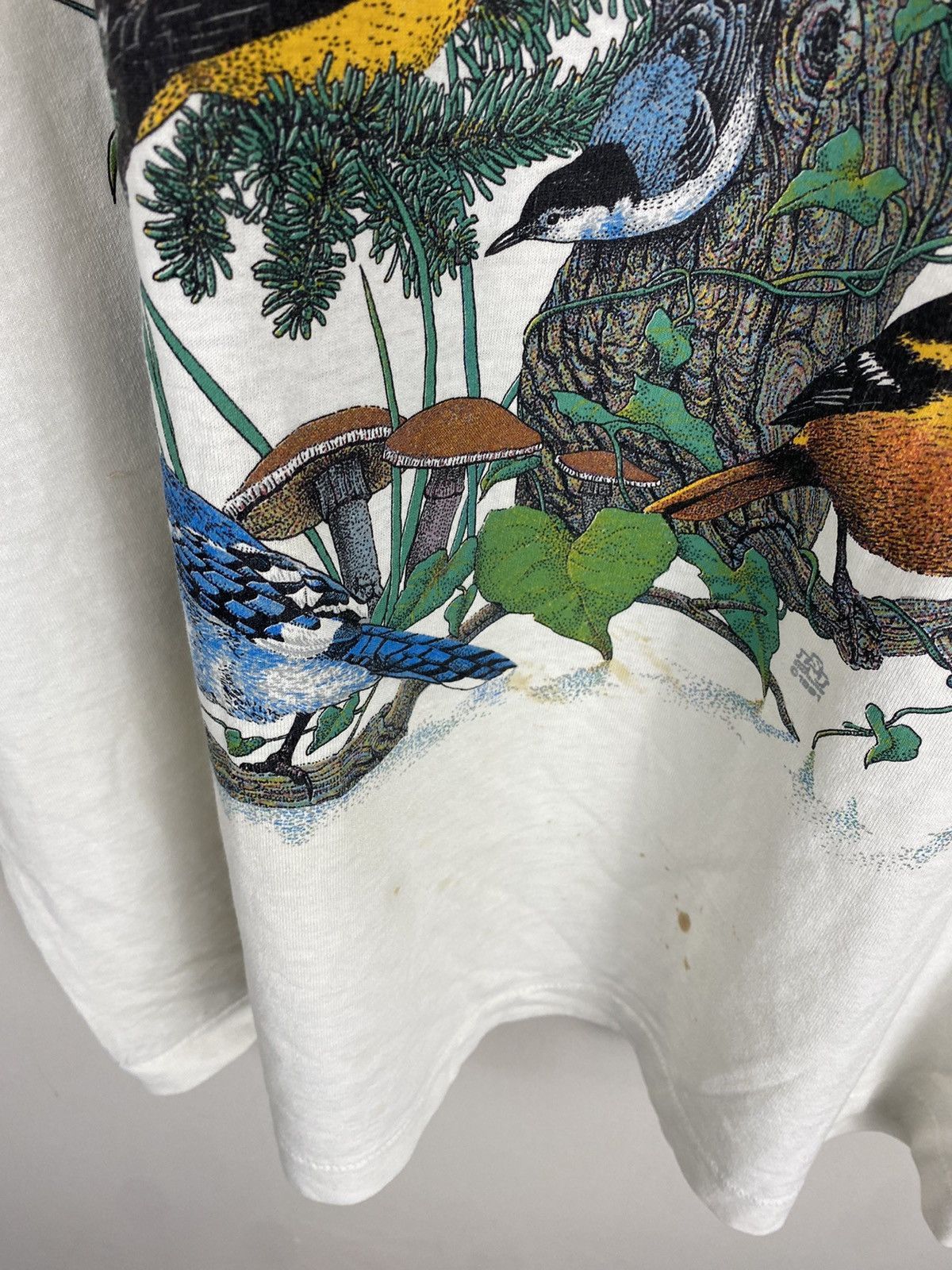 Vintage Vintage Bird Art Grandma Polo Tee Size US L / EU 52-54 / 3 - 3 Thumbnail