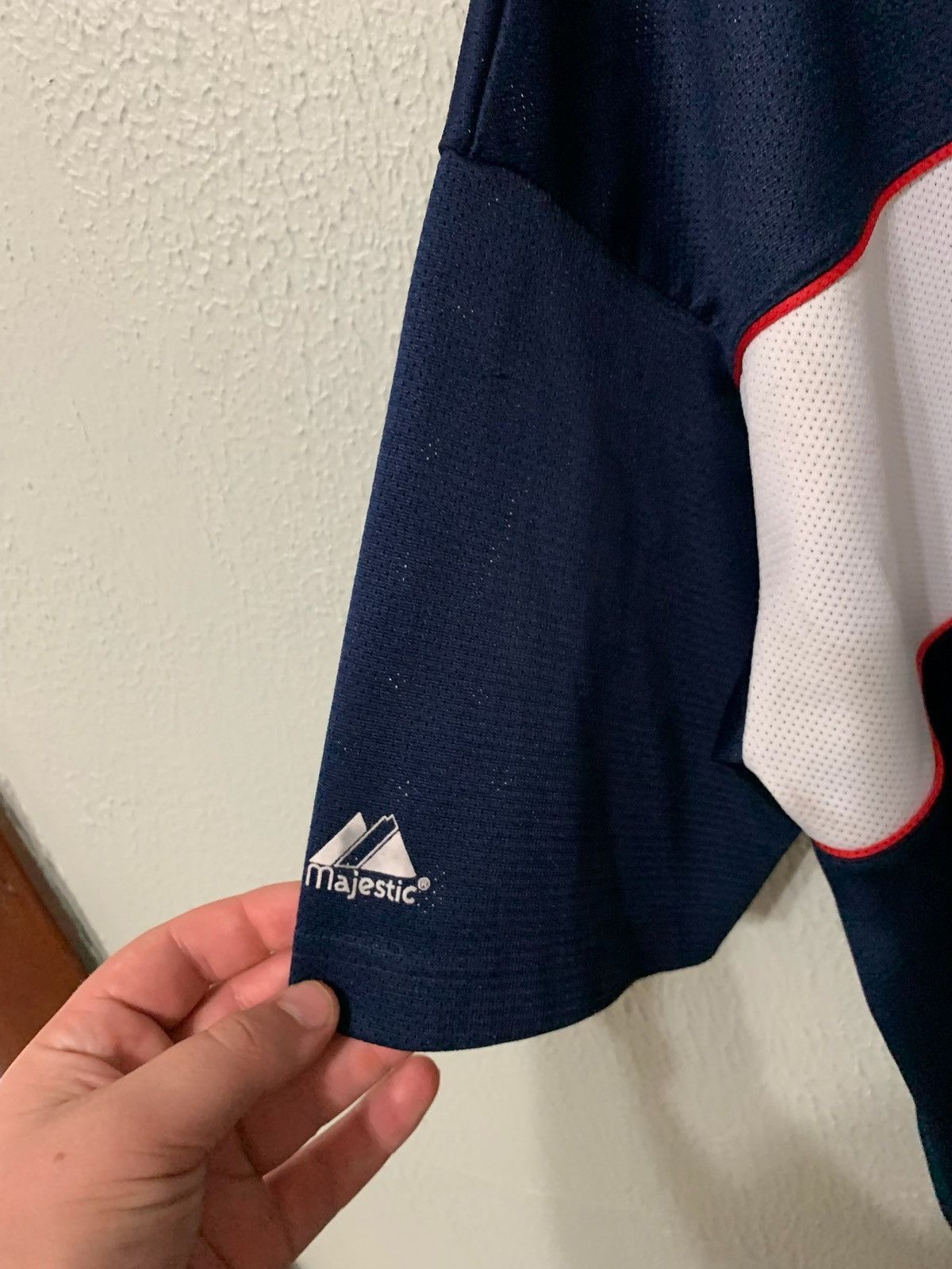 Vintage Vintage No Tag TC Twins Navy White Stripes Jersey Size US XL / EU 56 / 4 - 2 Thumbnail