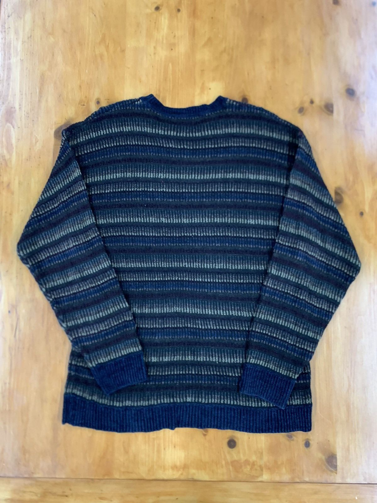 Vintage Vintage Gradient Lines Knit Sweater Size US XL / EU 56 / 4 - 2 Thumbnail