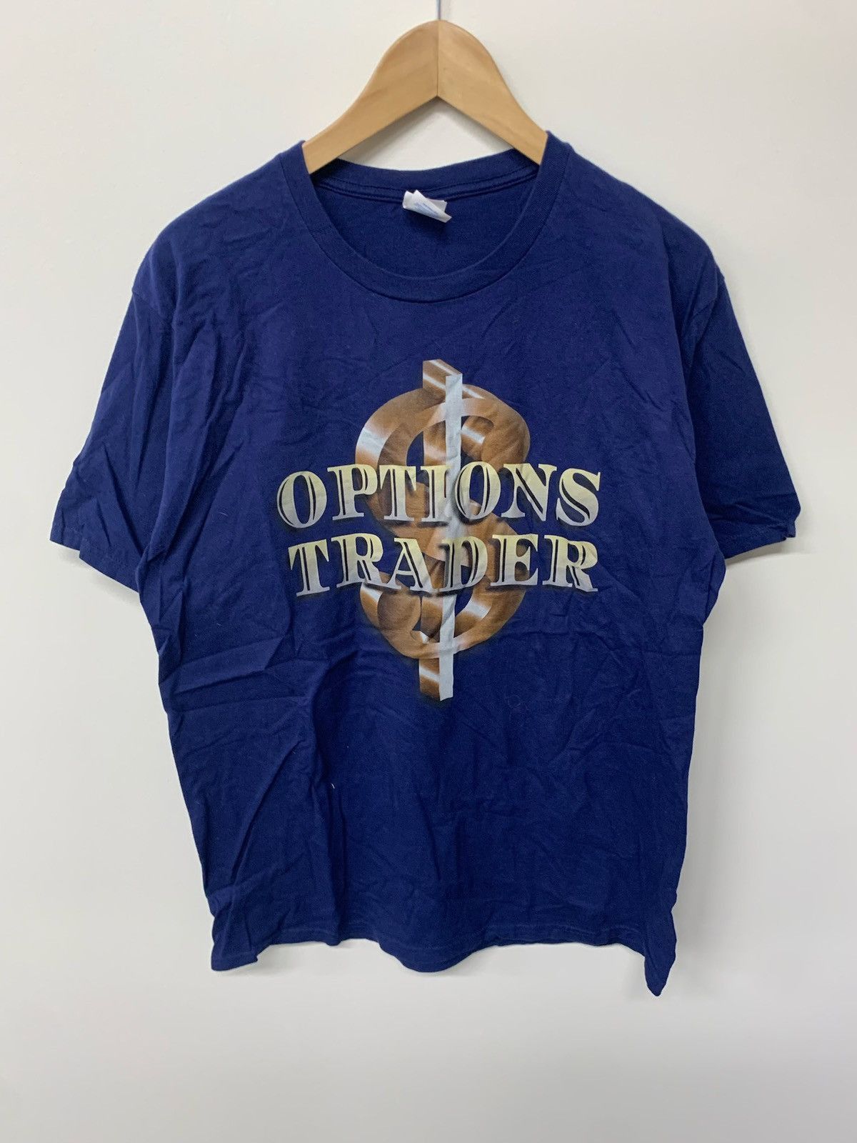 Vintage Vintage Options Trader Crypto Tee Size US L / EU 52-54 / 3 - 2 Thumbnail