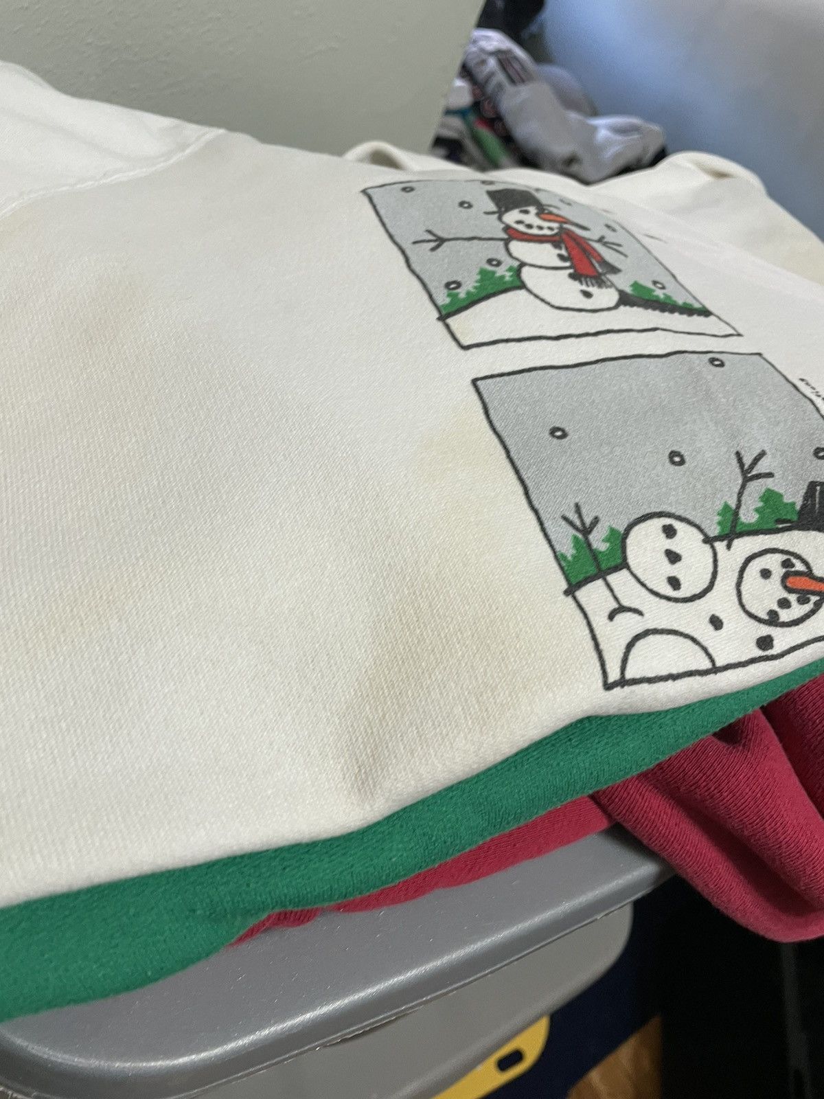 Vintage Vintage Crewneck Snowman Falling Apart Vintage Sweatshirt Size US M / EU 48-50 / 2 - 3 Thumbnail