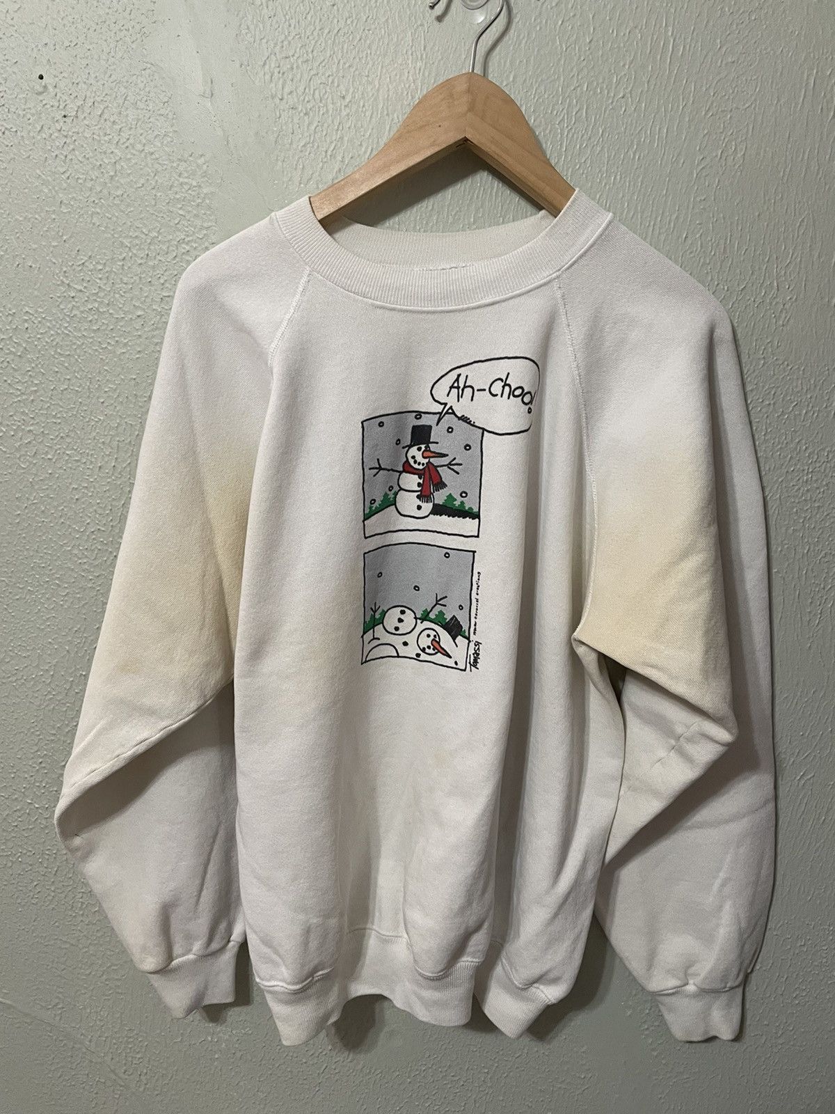 Vintage Vintage Crewneck Snowman Falling Apart Vintage Sweatshirt Size US M / EU 48-50 / 2 - 5 Thumbnail