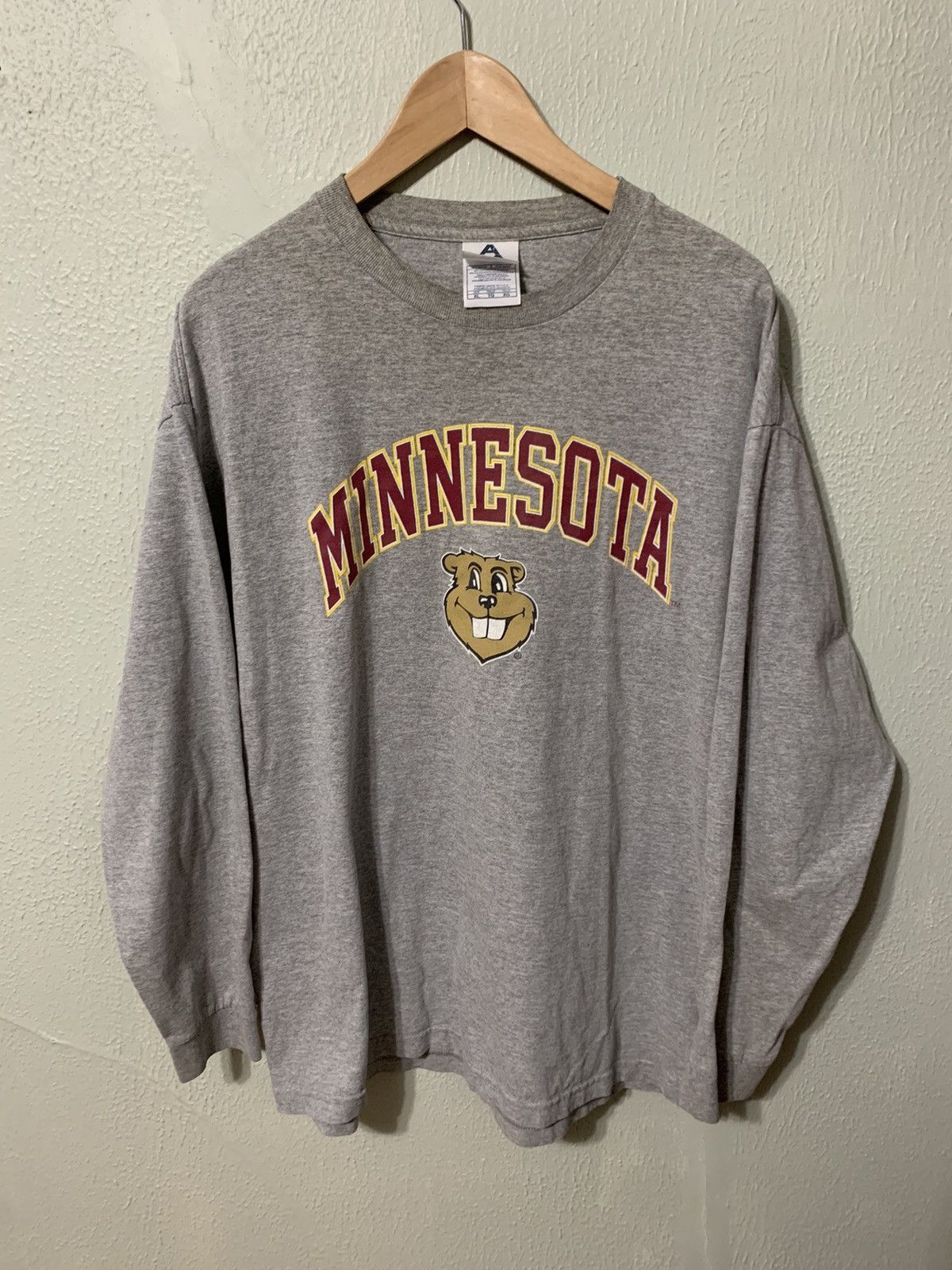 Vintage Vintage University of Minnesota Arc Logo Longsleeve Size US XL / EU 56 / 4 - 4 Thumbnail