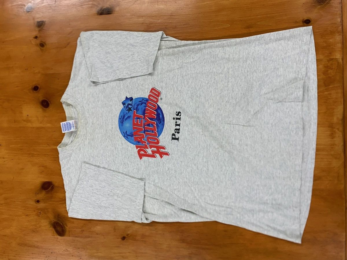 Vintage Vintage Planet Hollywood Paris Tee Size US XL / EU 56 / 4 - 4 Thumbnail