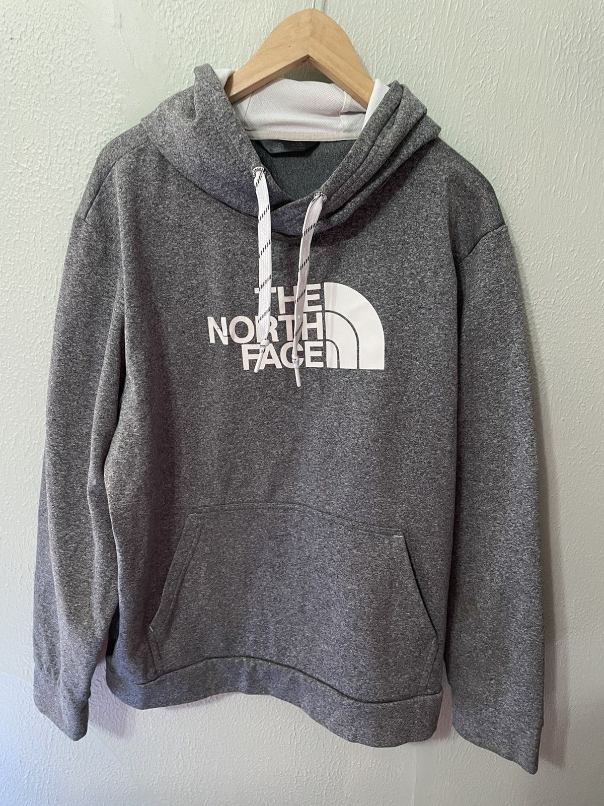 The North Face × Vintage Vintage Crewneck Distressed The North Face Hooded Vintage Sweatshirt Size US XL / EU 56 / 4 - 4 Thumbnail