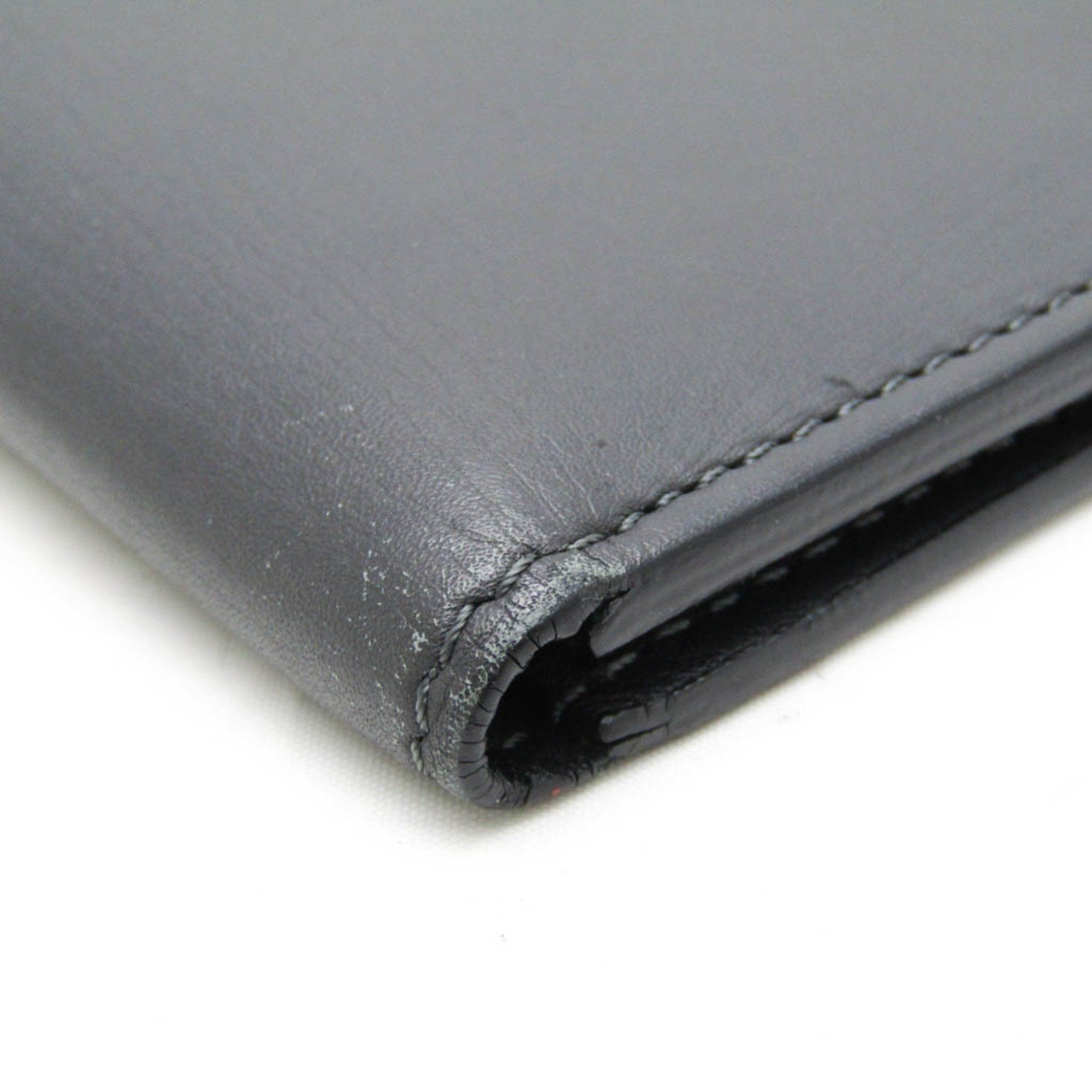 Louis Vuitton Louis Vuitton E-Zip Long V-Line M61259 Men's Cowhide Long Wallet (bi-fold) Black Size ONE SIZE - 5 Thumbnail