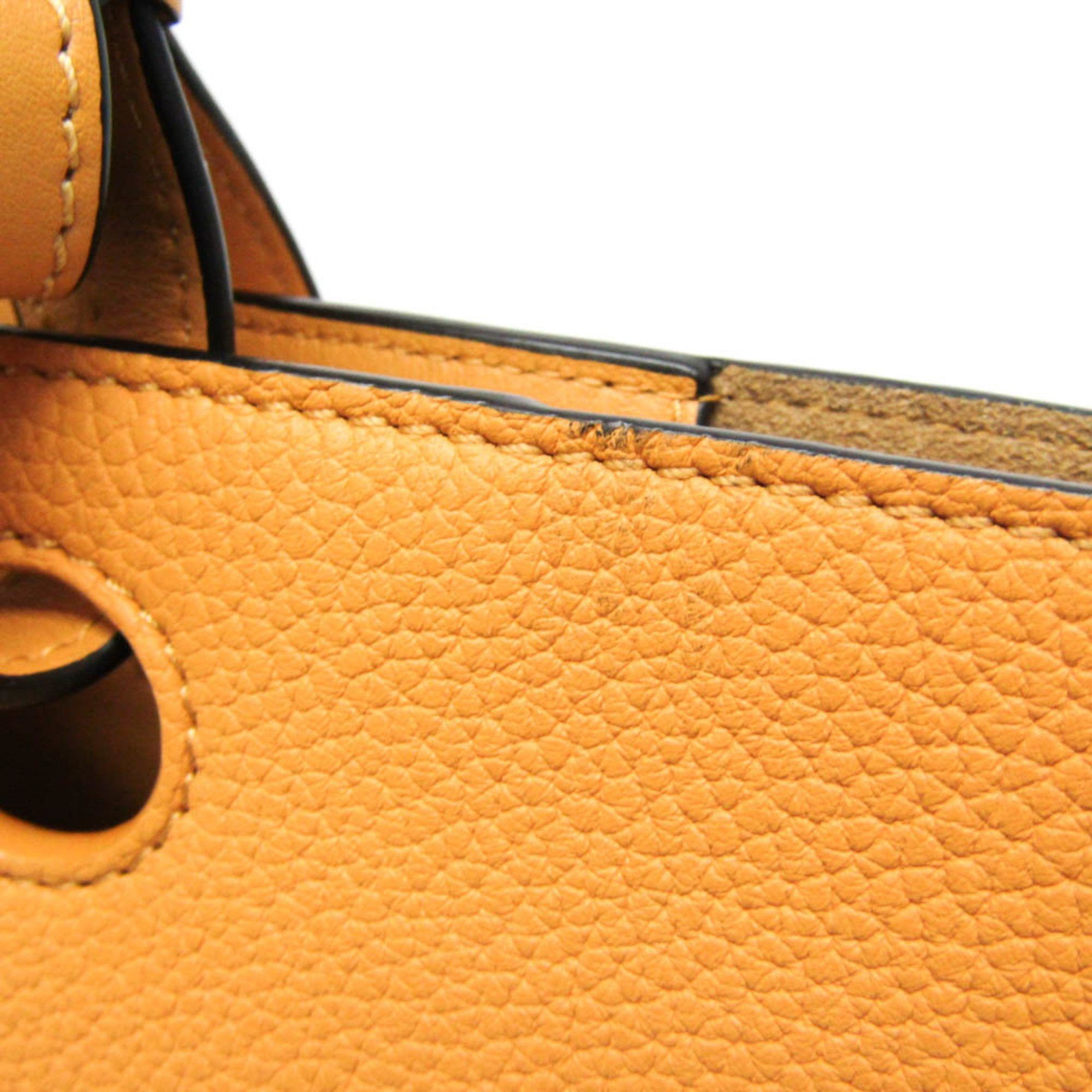 Loewe Loewe Anagram Tote A717S72X03 Women's Leather Handbag,Tote Bag Yellow Size ONE SIZE - 7 Thumbnail