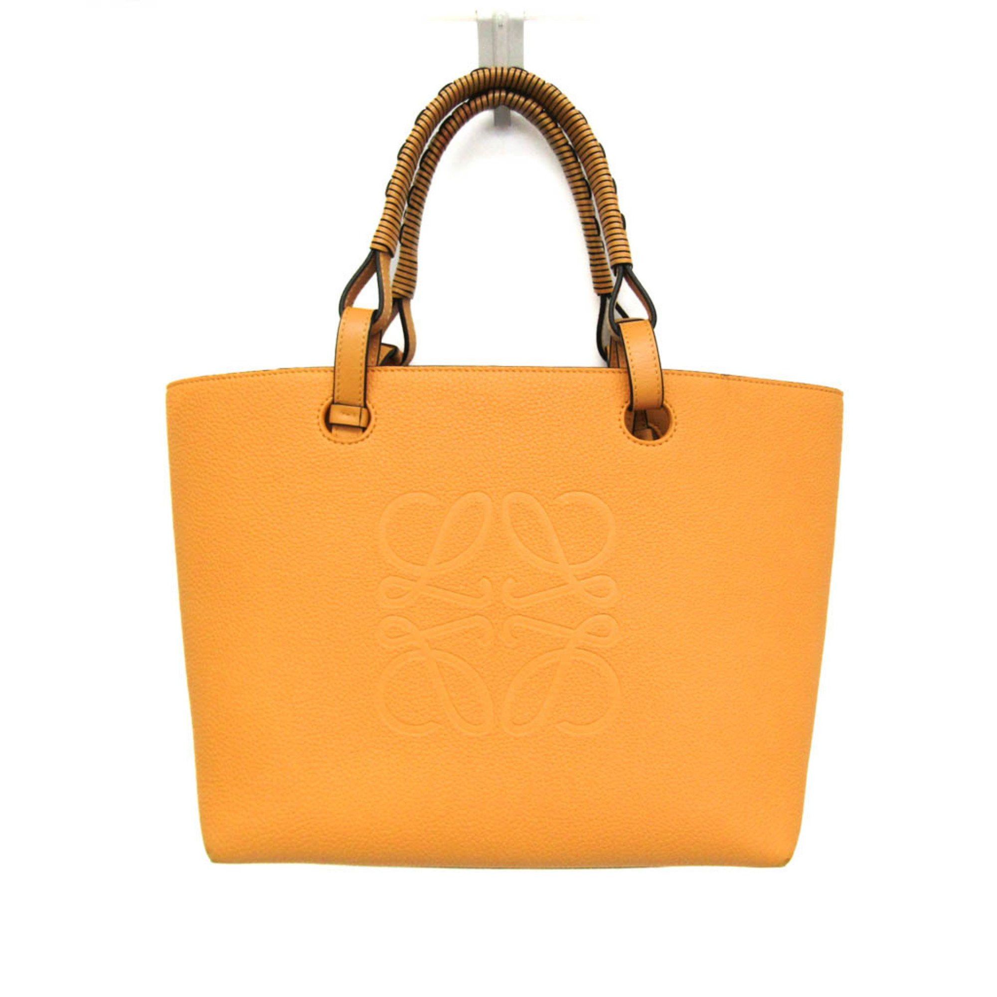Loewe Loewe Anagram Tote A717S72X03 Women's Leather Handbag,Tote Bag Yellow Size ONE SIZE - 8 Thumbnail