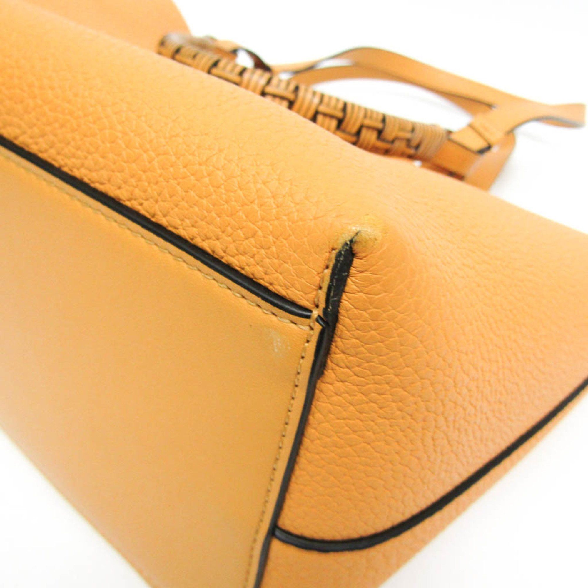 Loewe Loewe Anagram Tote A717S72X03 Women's Leather Handbag,Tote Bag Yellow Size ONE SIZE - 4 Thumbnail