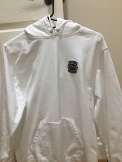 Supreme lacoste best sale hoodie white