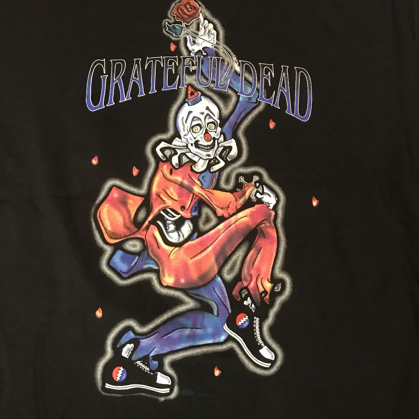 Very rare vintage t shirts band online rock grateful dead roses 90s