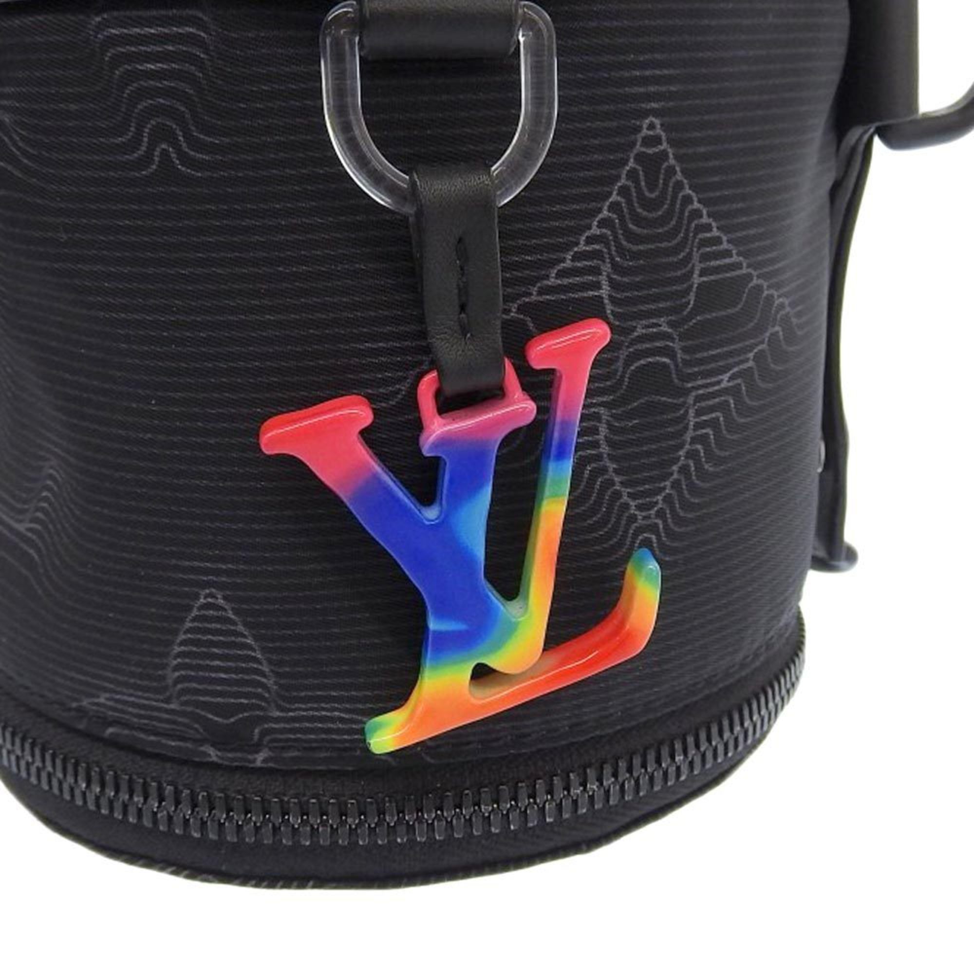 Louis Vuitton LOUIS VUITTON Expandable Porocheon M45604 Shoulder Bag Black Rainbow Size ONE SIZE - 7 Thumbnail