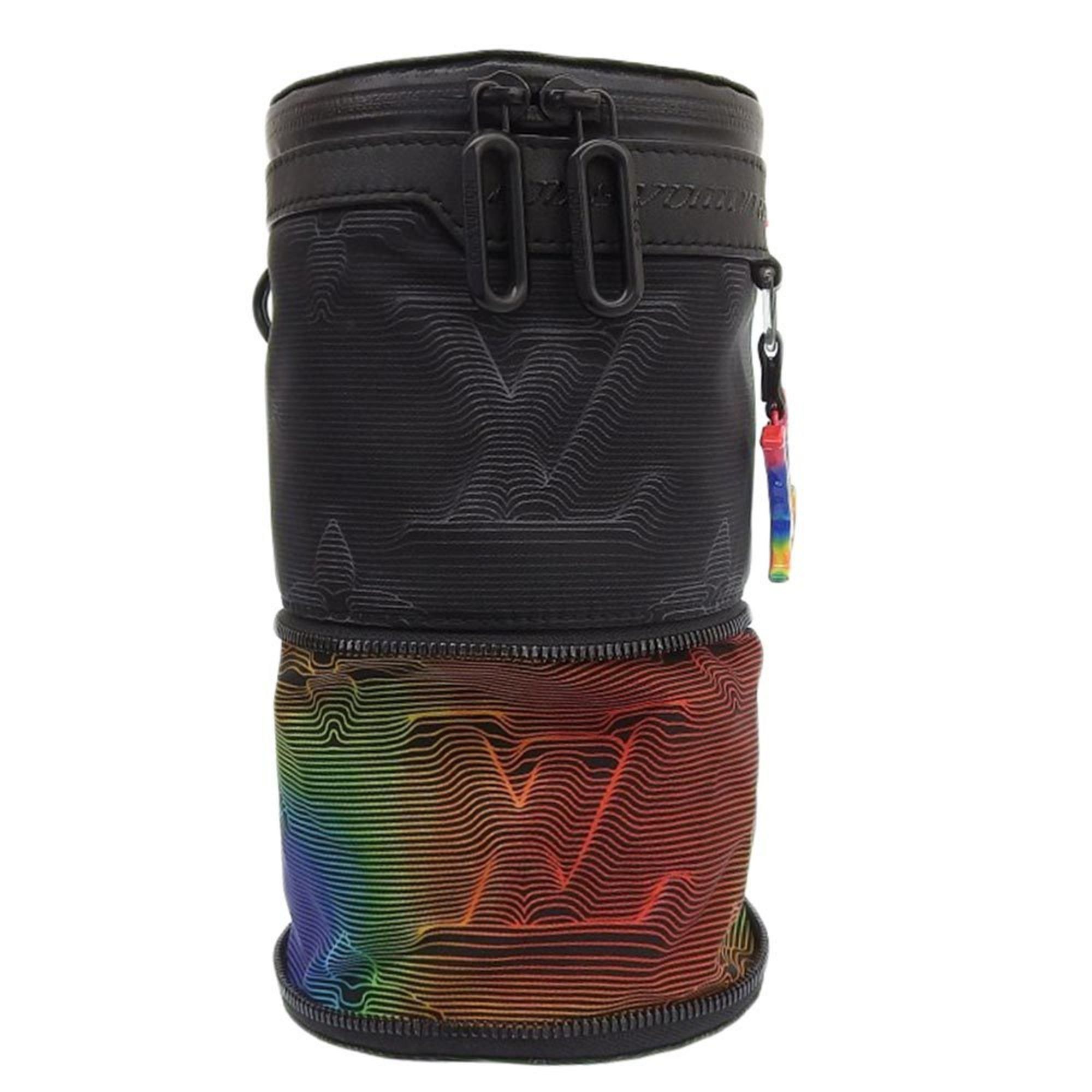 Louis Vuitton LOUIS VUITTON Expandable Porocheon M45604 Shoulder Bag Black Rainbow Size ONE SIZE - 3 Thumbnail