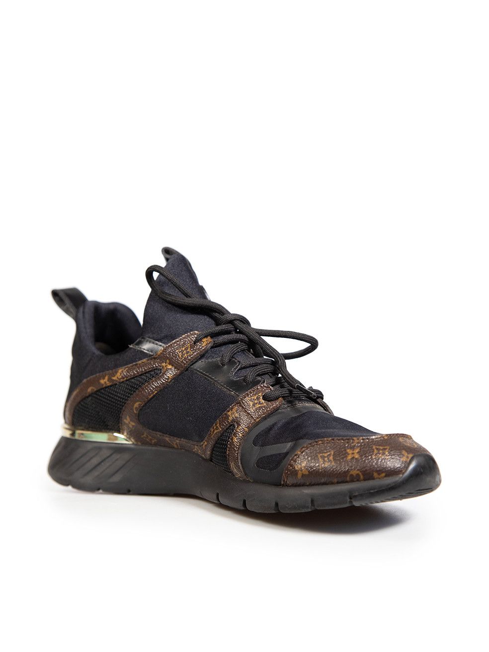Louis Vuitton Black Technical Monogram Aftergame Trainers Size US 10 / IT 40 - 2 Thumbnail