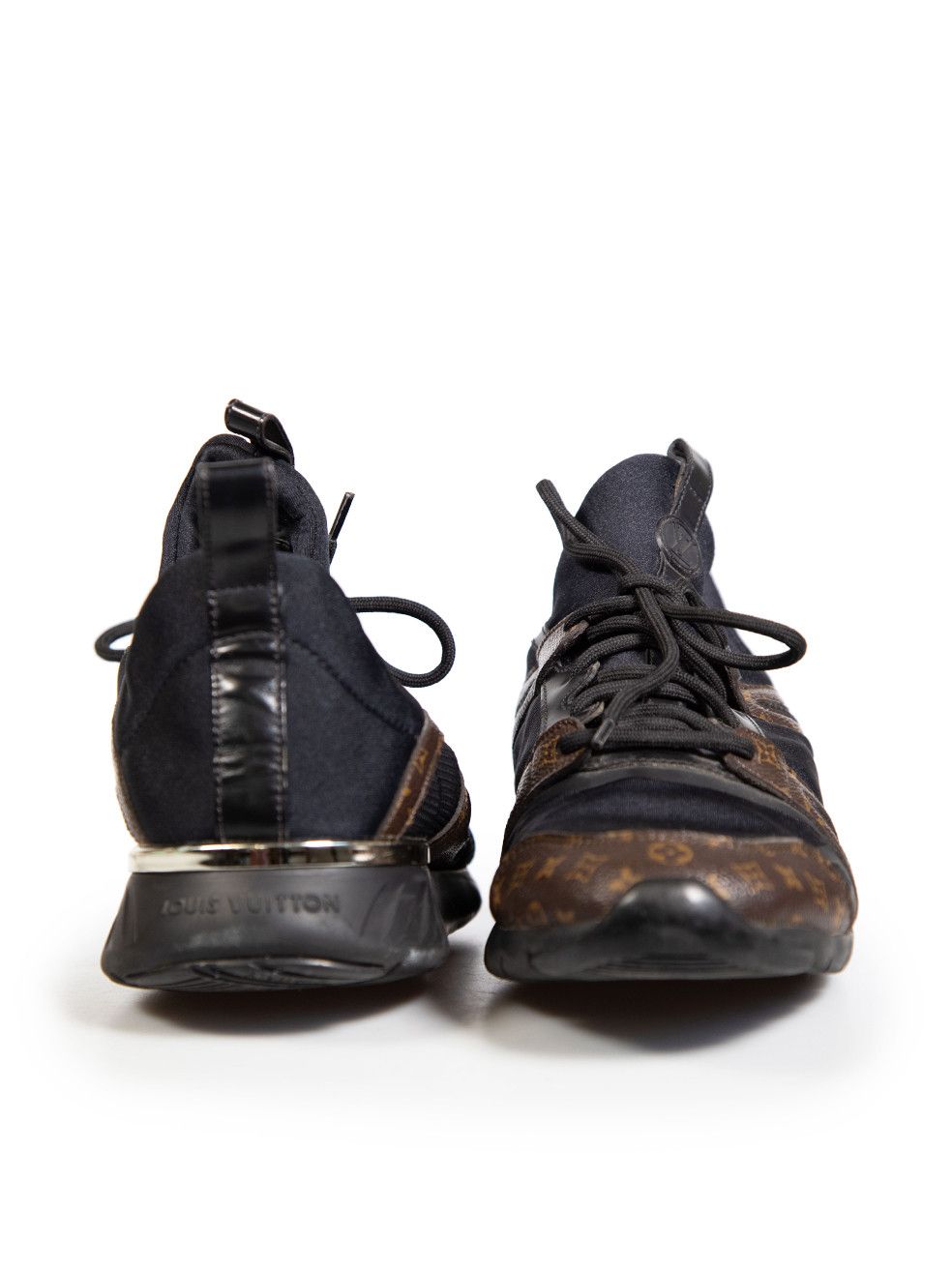 Louis Vuitton Black Technical Monogram Aftergame Trainers Size US 10 / IT 40 - 3 Thumbnail