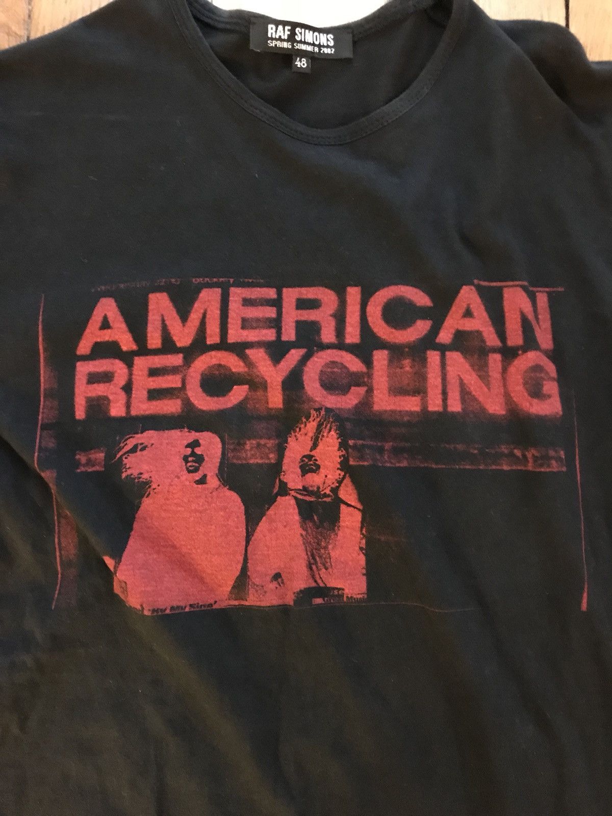 Raf Simons American Recycling T Shirt SS 2002 | Grailed