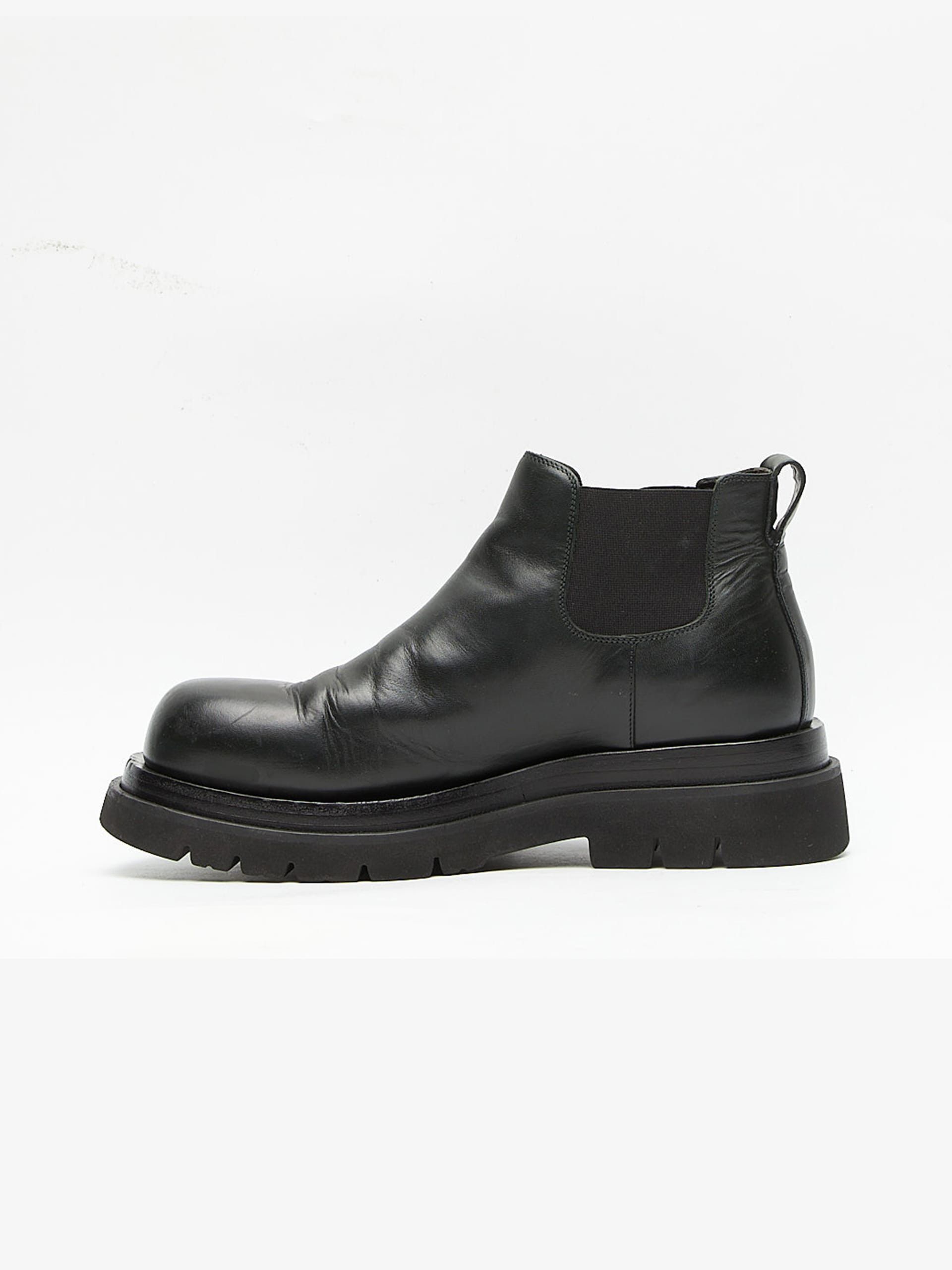 Bottega Veneta Black Leather Boots Size US 9.5 / EU 42-43 - 3 Thumbnail