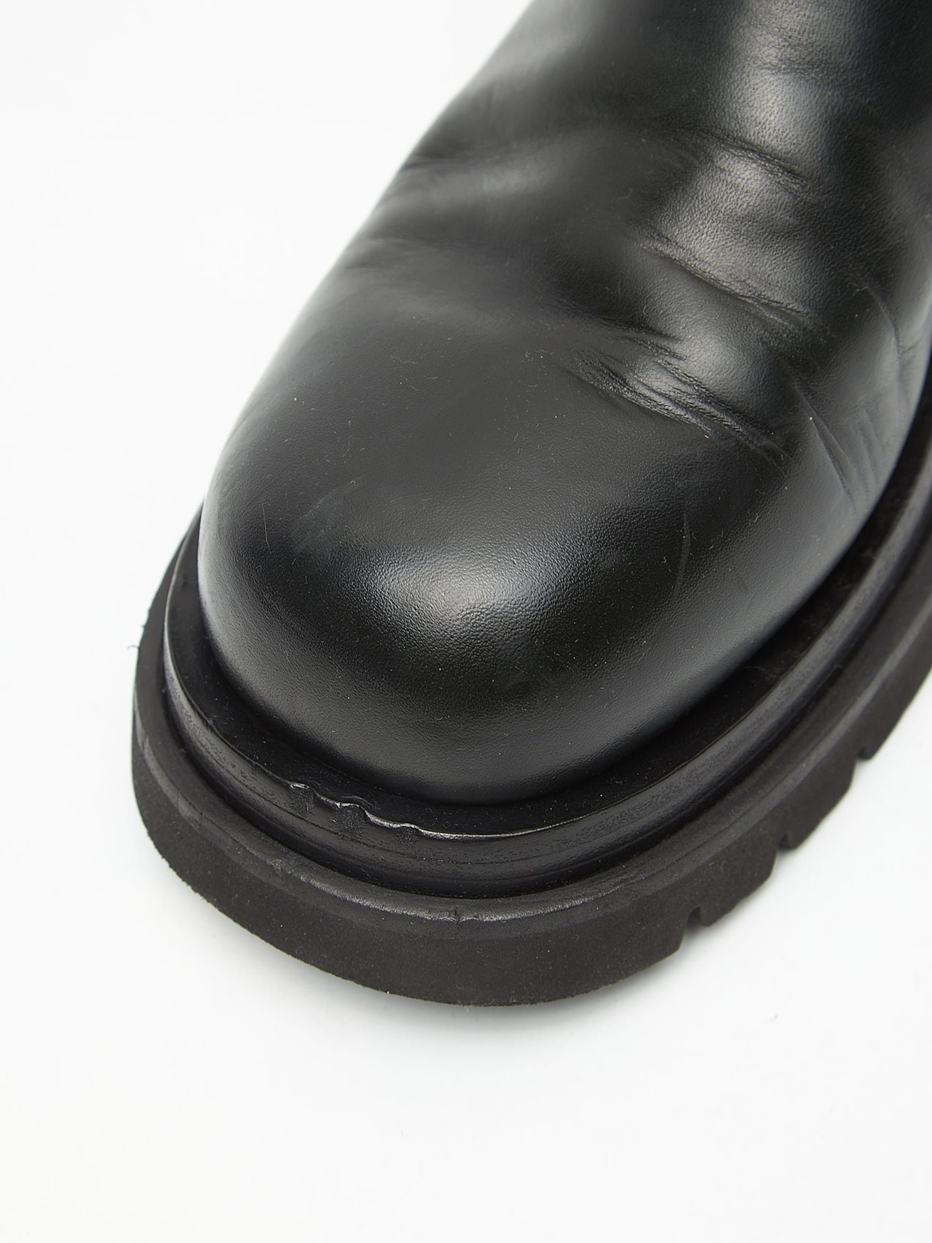Bottega Veneta Black Leather Boots Size US 9.5 / EU 42-43 - 4 Thumbnail