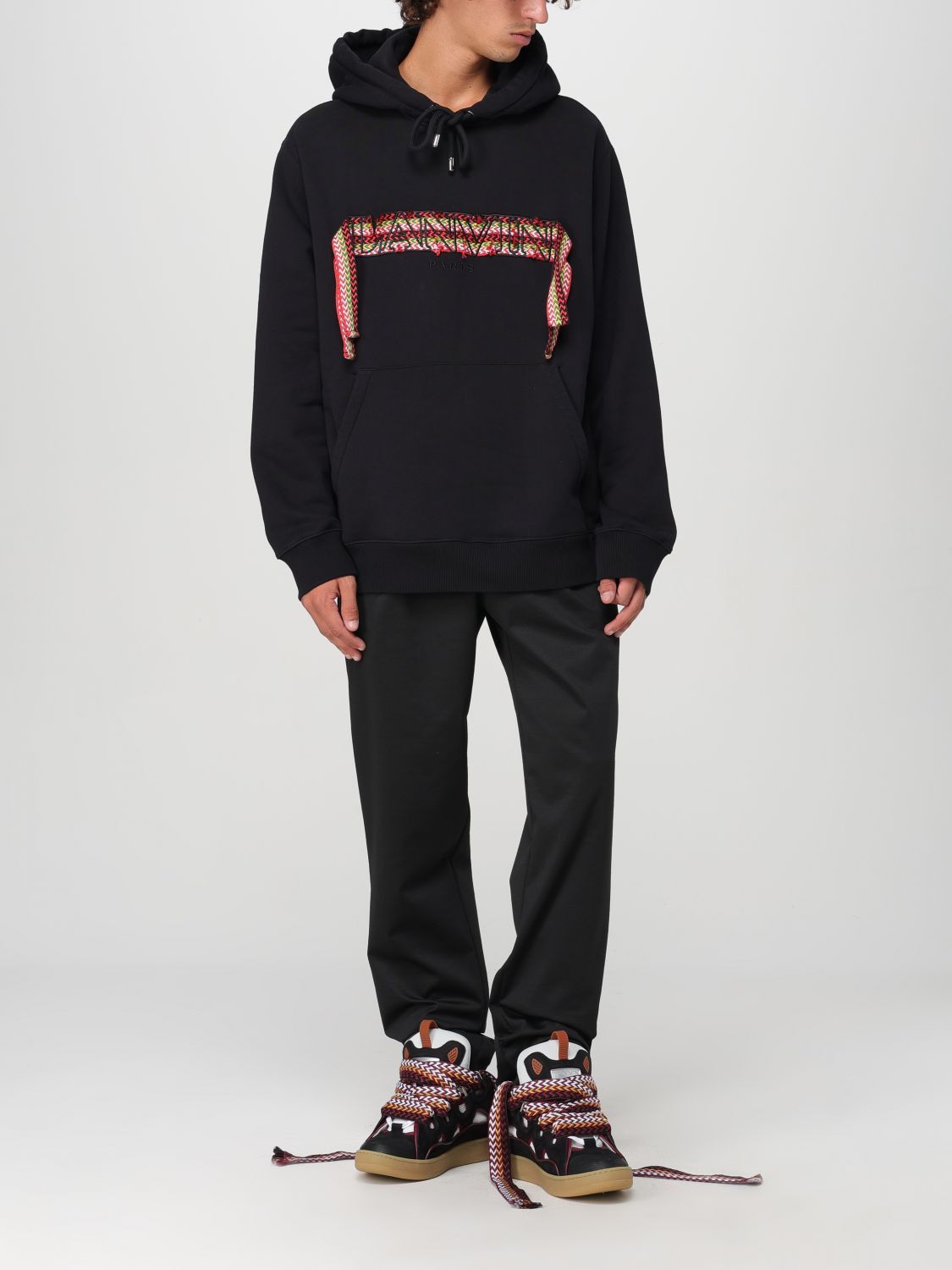 Lanvin Lanvin Sweatshirt Men Black Size US L / EU 52-54 / 3 - 2 Thumbnail