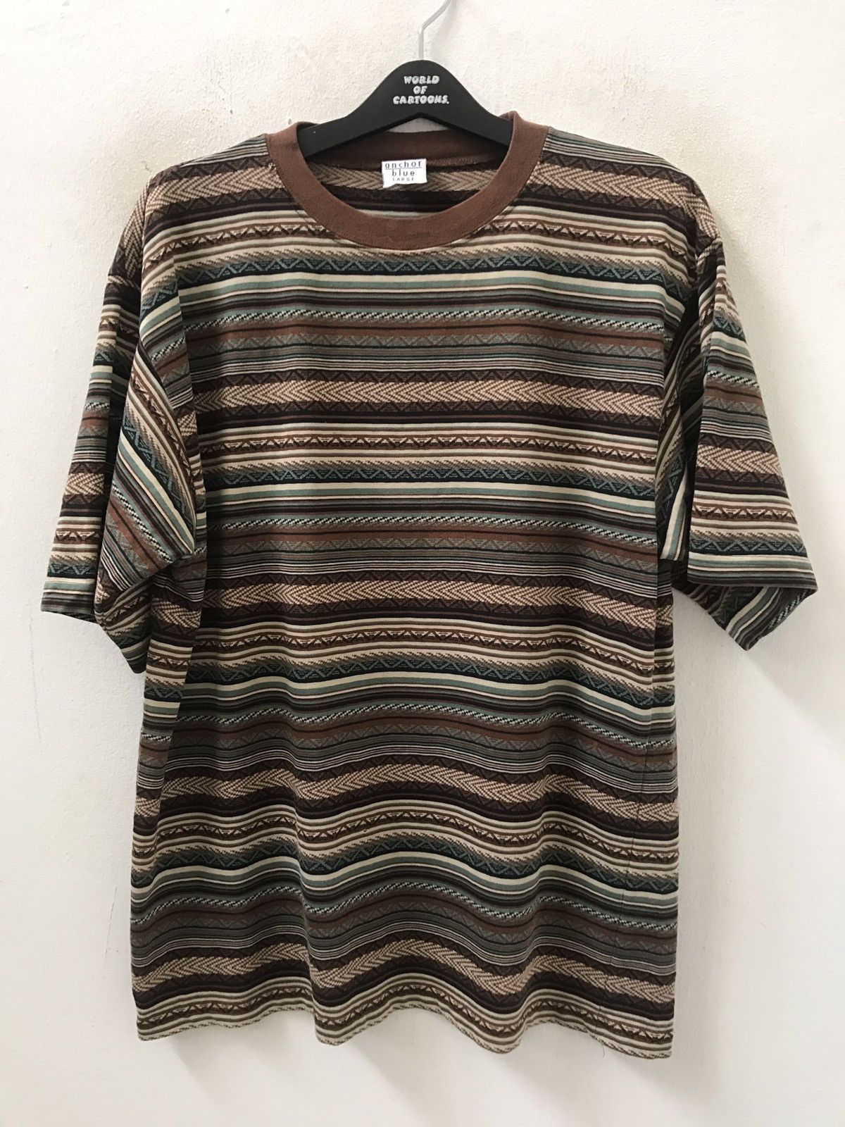 Anchor Blue Vintage 90s Anchor Blue Striped t shirts Size US L / EU 52-54 / 3 - 2 Thumbnail