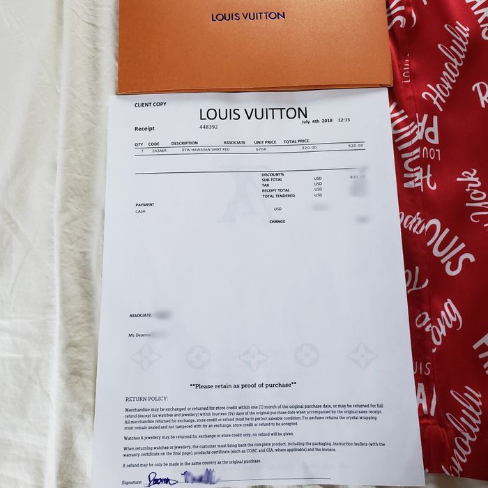 Louis Vuitton Red City Logo Printed Silk Hawaiian Shirt XXL Louis Vuitton |  The Luxury Closet
