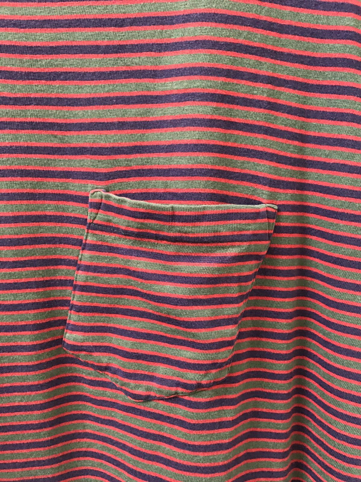 Gap × Vintage Vintage 90s Gap Striped Pocket tees Size US M / EU 48-50 / 2 - 3 Thumbnail