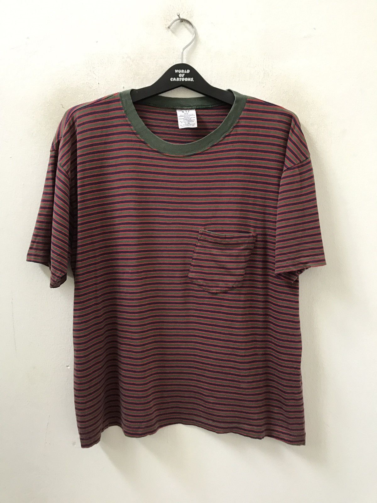 Gap × Vintage Vintage 90s Gap Striped Pocket tees Size US M / EU 48-50 / 2 - 1 Thumbnail