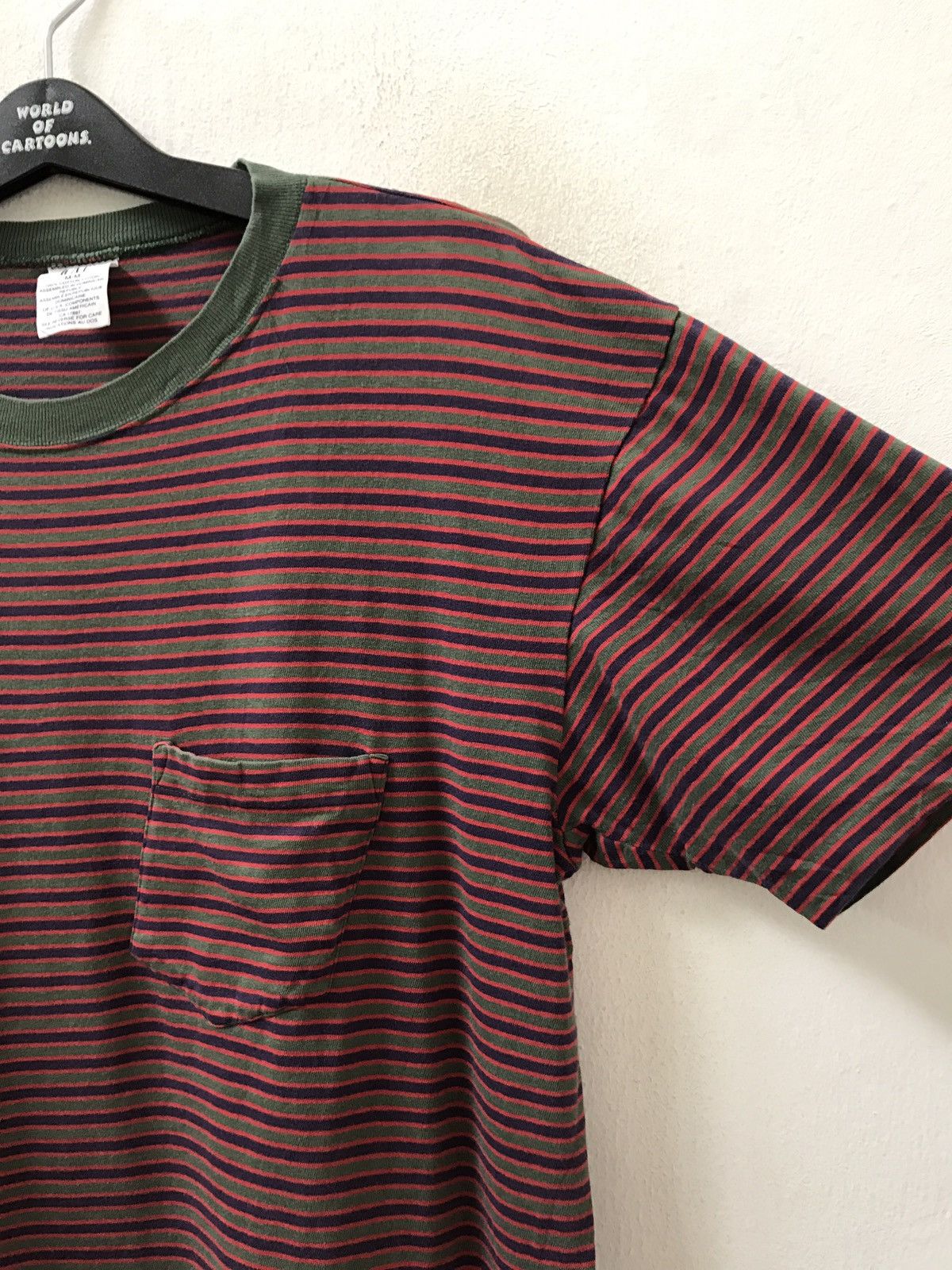 Gap × Vintage Vintage 90s Gap Striped Pocket tees Size US M / EU 48-50 / 2 - 2 Thumbnail