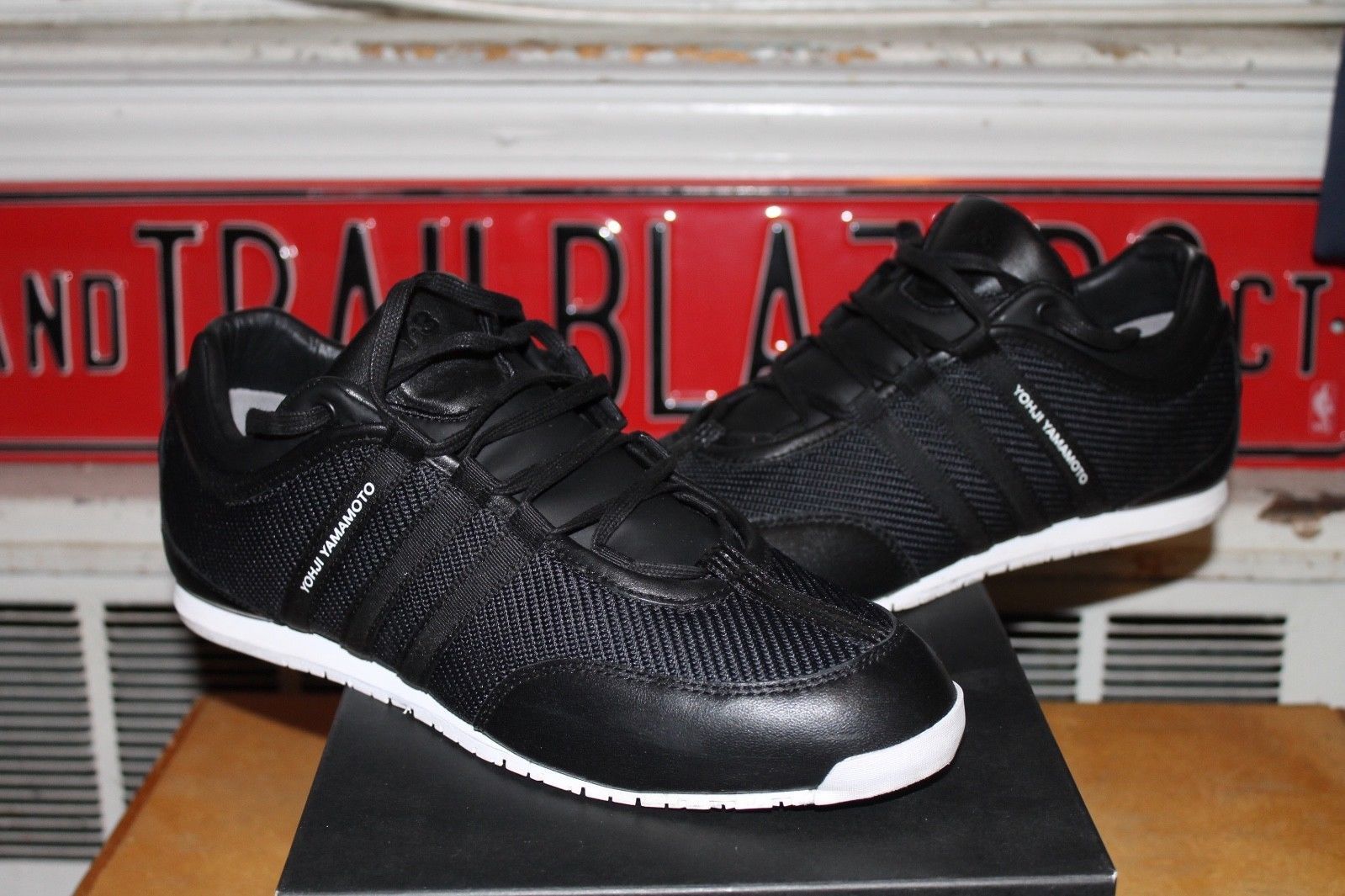 Y 3 Y 3 YOHJI YAMAMOTO ADIDAS BOXING SNEAKERS BLACK SIZE 9 Grailed