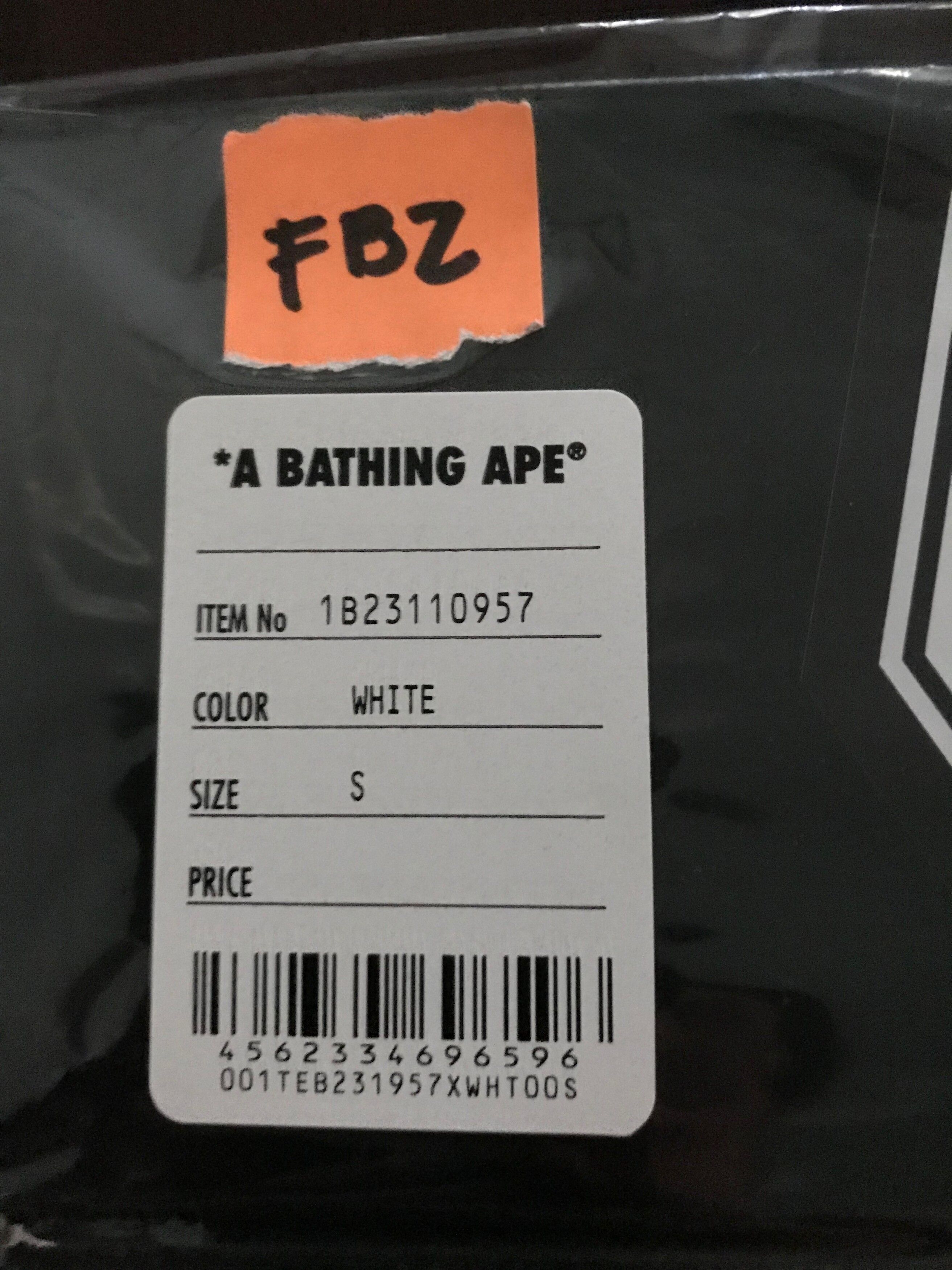 Bape Brand New A Bathing Ape x Bape Flatbush Zombies New York 10th Anniversary S/S T-Shirt White Size US S / EU 44-46 / 1 - 5 Thumbnail