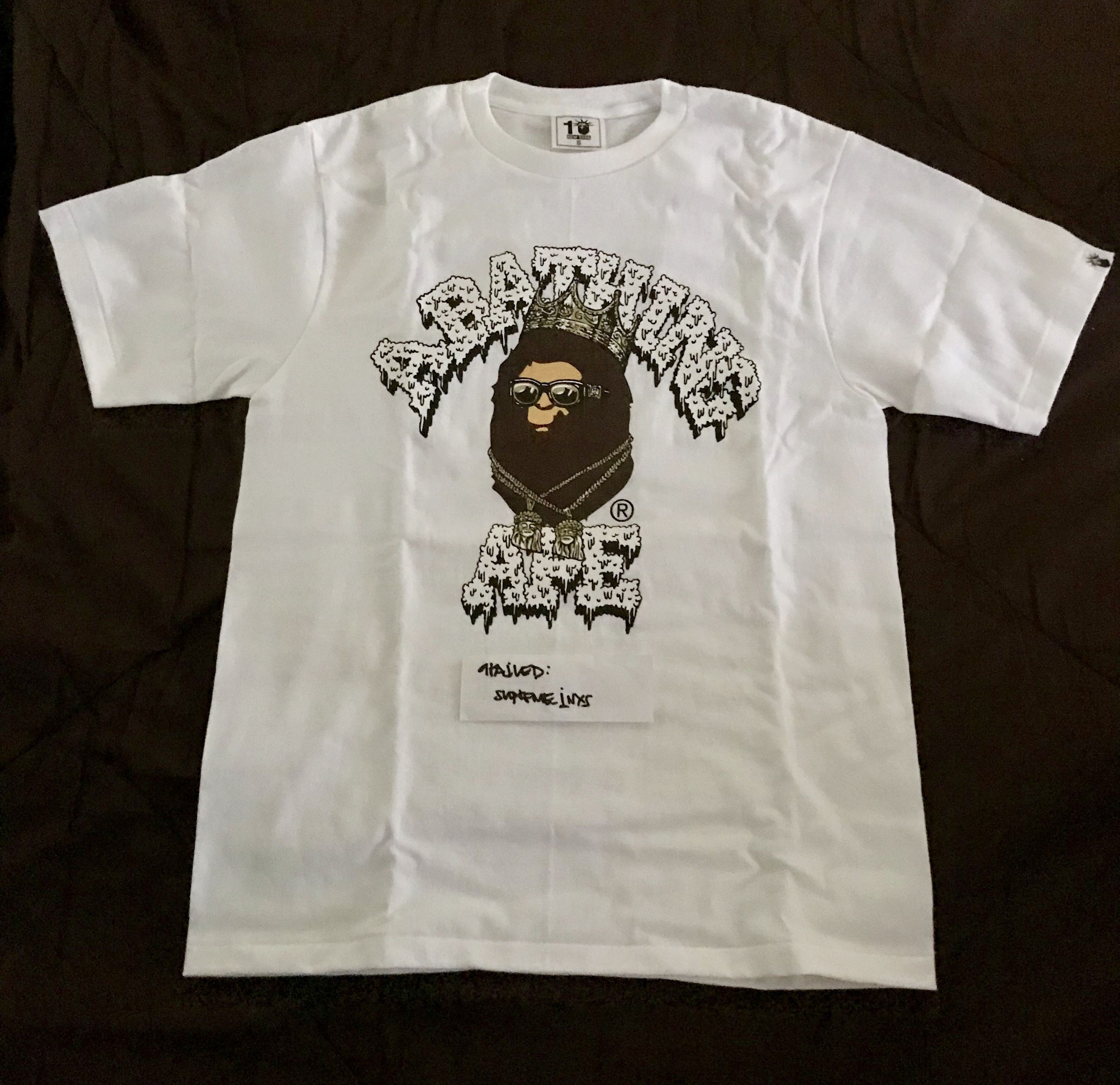 Bape Brand New A Bathing Ape x Bape Flatbush Zombies New York 10th Anniversary S/S T-Shirt White Size US S / EU 44-46 / 1 - 1 Preview