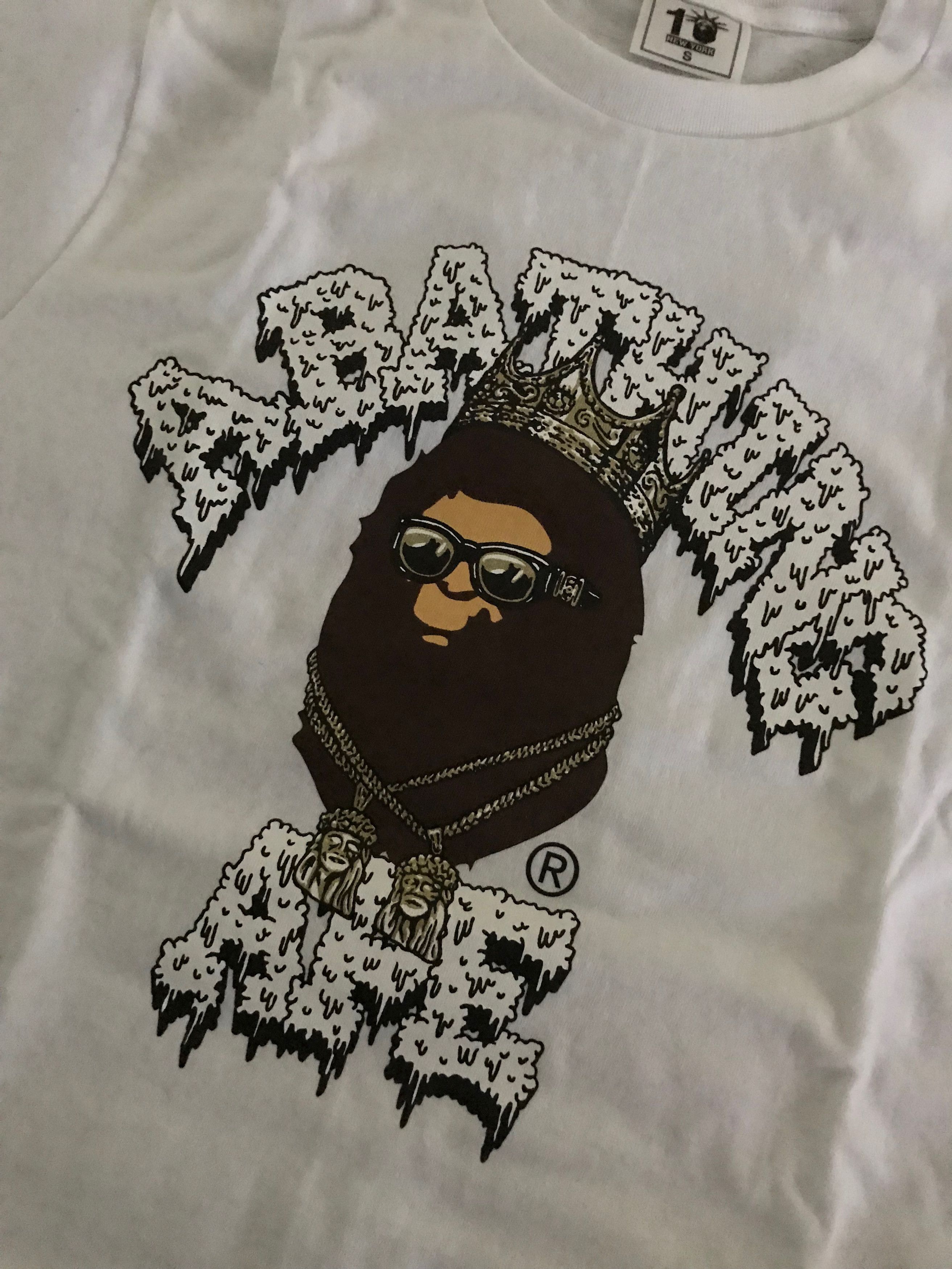 Bape Brand New A Bathing Ape x Bape Flatbush Zombies New York 10th Anniversary S/S T-Shirt White Size US S / EU 44-46 / 1 - 2 Preview