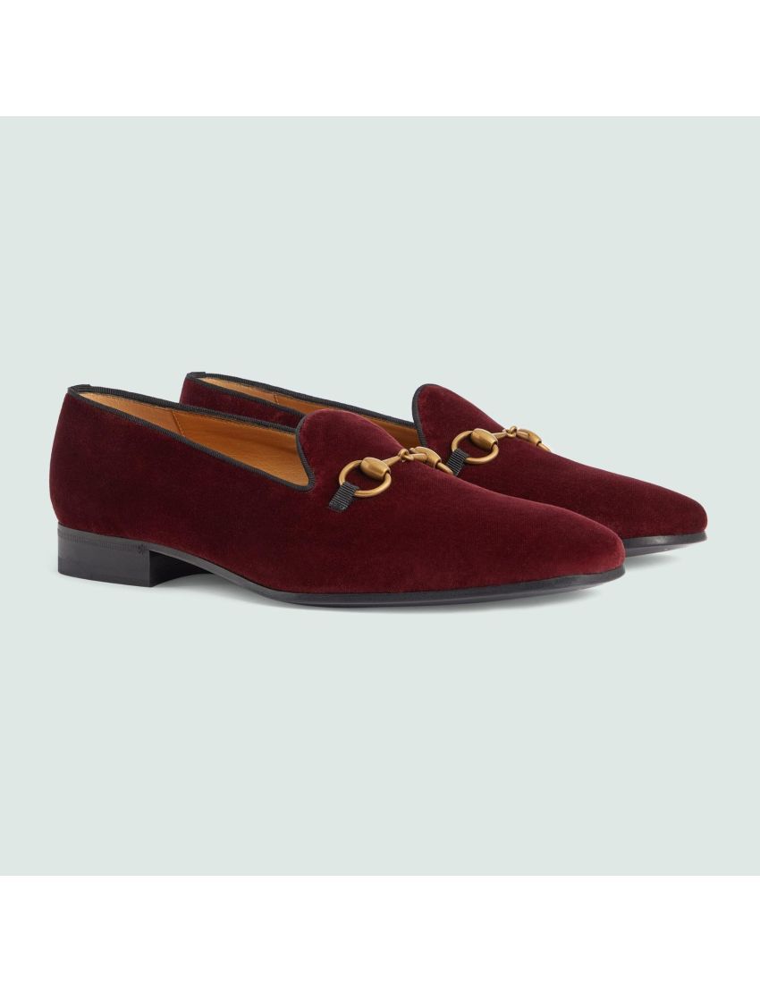 Gucci Mens Loafer with Horsebit Burgundy Size US 14 / EU 47 - 2 Thumbnail