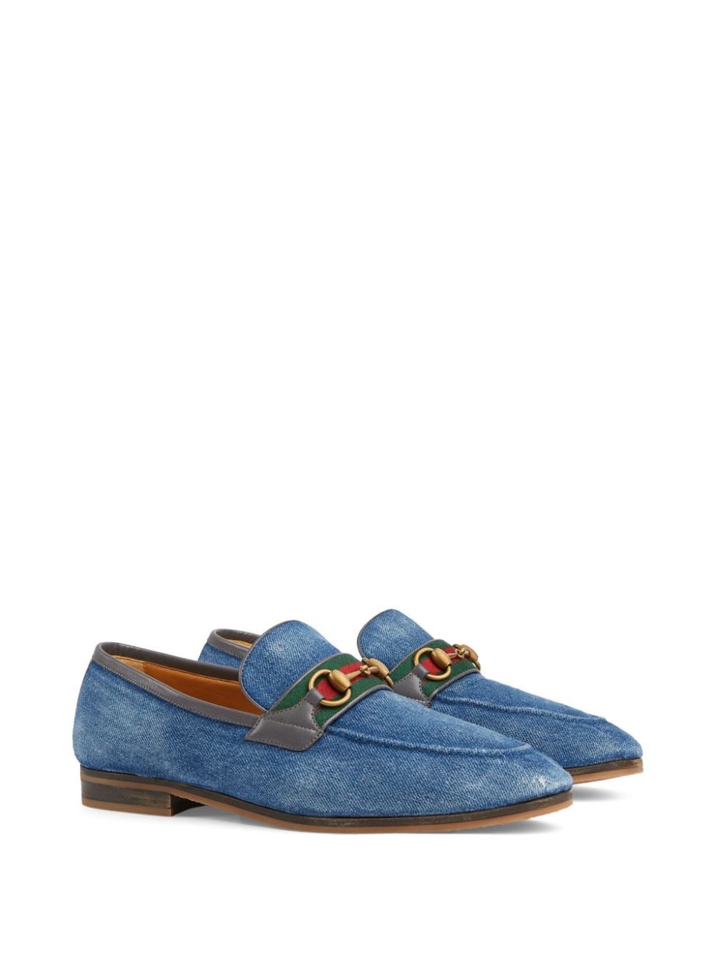 Denim Loafer with Horsebit