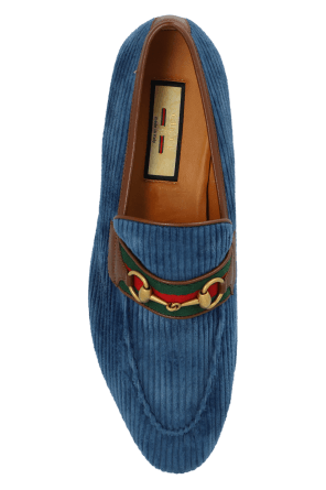 Gucci Corduroy Loafer with Horsebit in blue Size US 9 / EU 42 - 5 Thumbnail