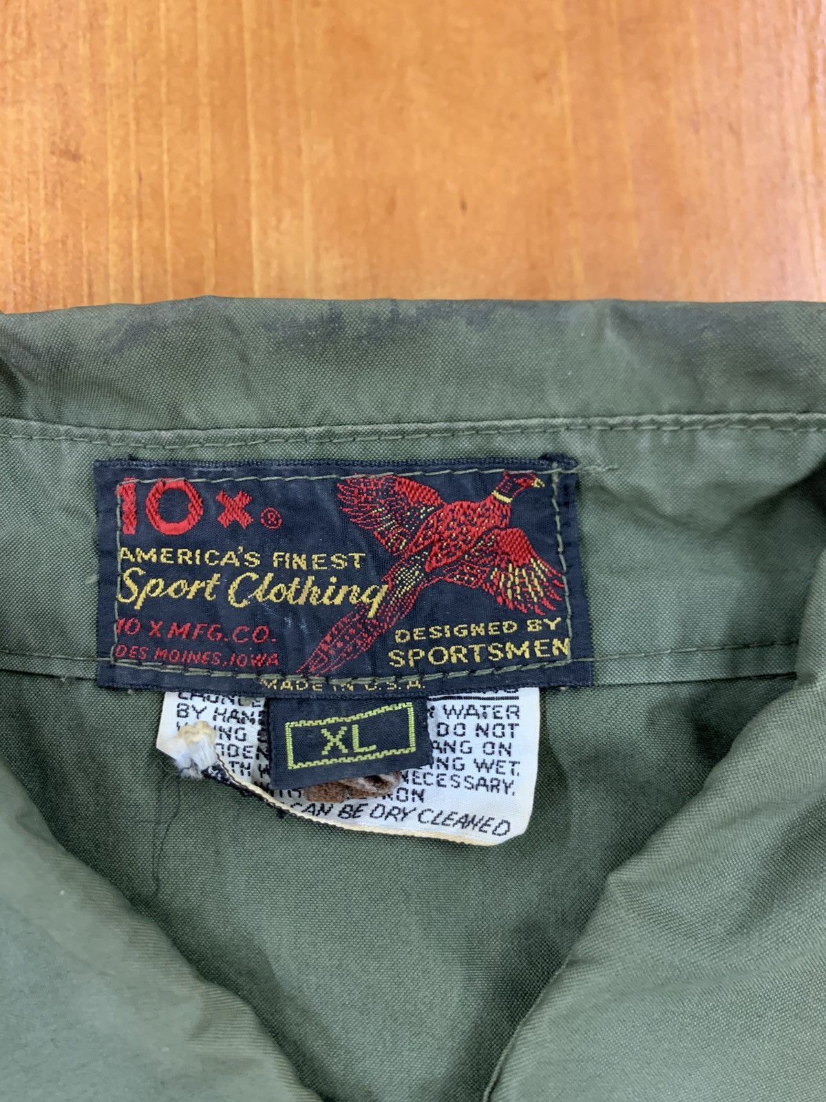 Vintage Vintage Olive Hunting Shirt Size US XL / EU 56 / 4 - 2 Thumbnail