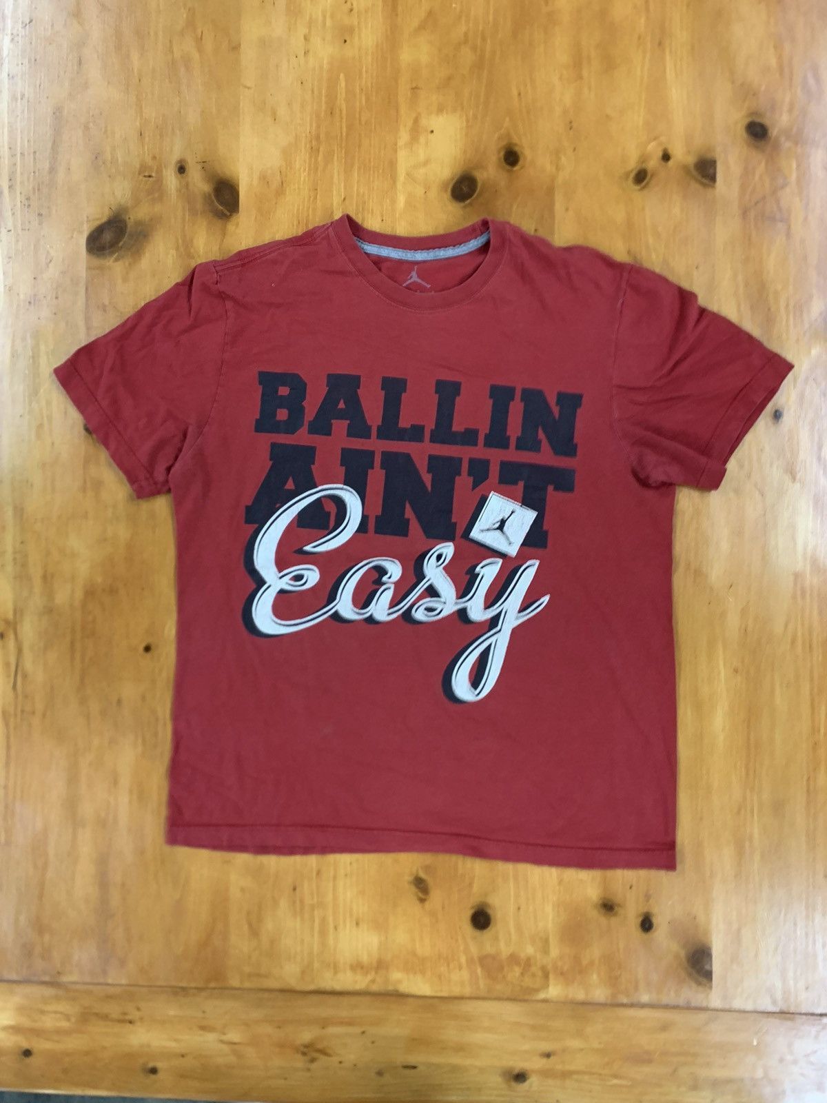 Vintage Vintage Jordan Ballin Ain’t Easy Tee Size US L / EU 52-54 / 3 - 3 Thumbnail