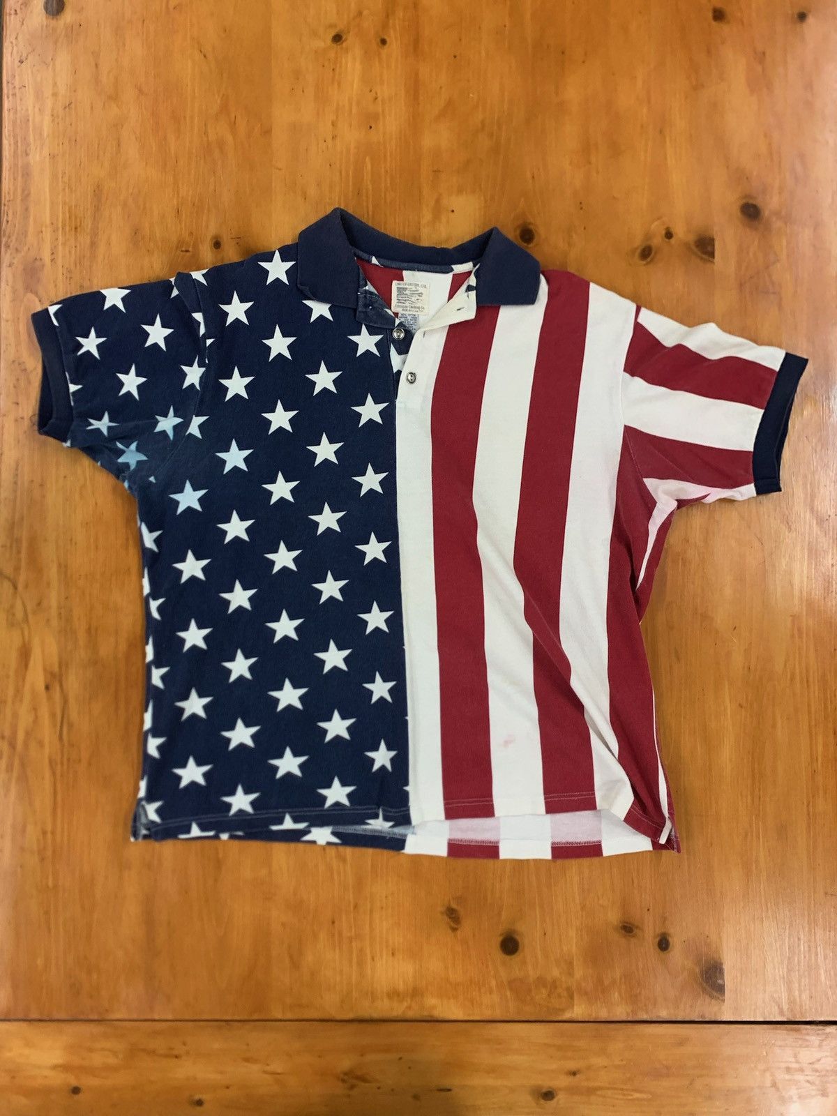 Vintage Vintage American Flag Polo Size US XXL / EU 58 / 5 - 4 Thumbnail
