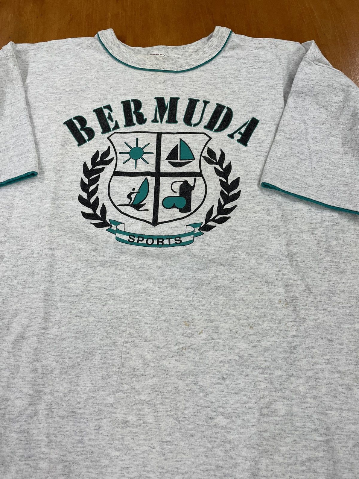 Vintage Vintage Bermuda T-Shirt Size US XL / EU 56 / 4 - 3 Thumbnail